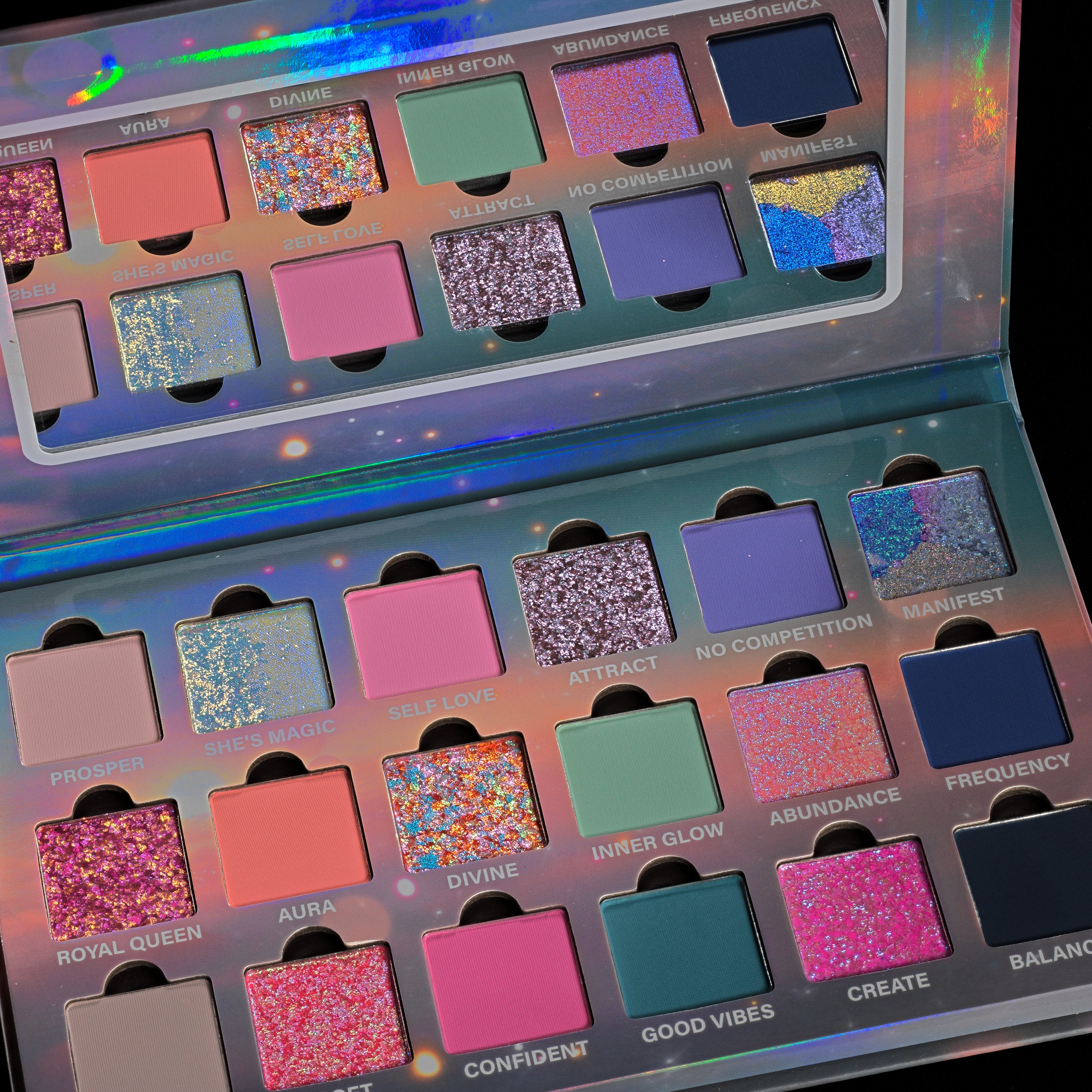Glow Eyeshadow Palette - 12 Highly Pigmented Colors, Vegan & Cruelty-Free Makeup for Stunning Eye Looks | Perfect for Parties, Date Nights & Professional Makeup Artistry
