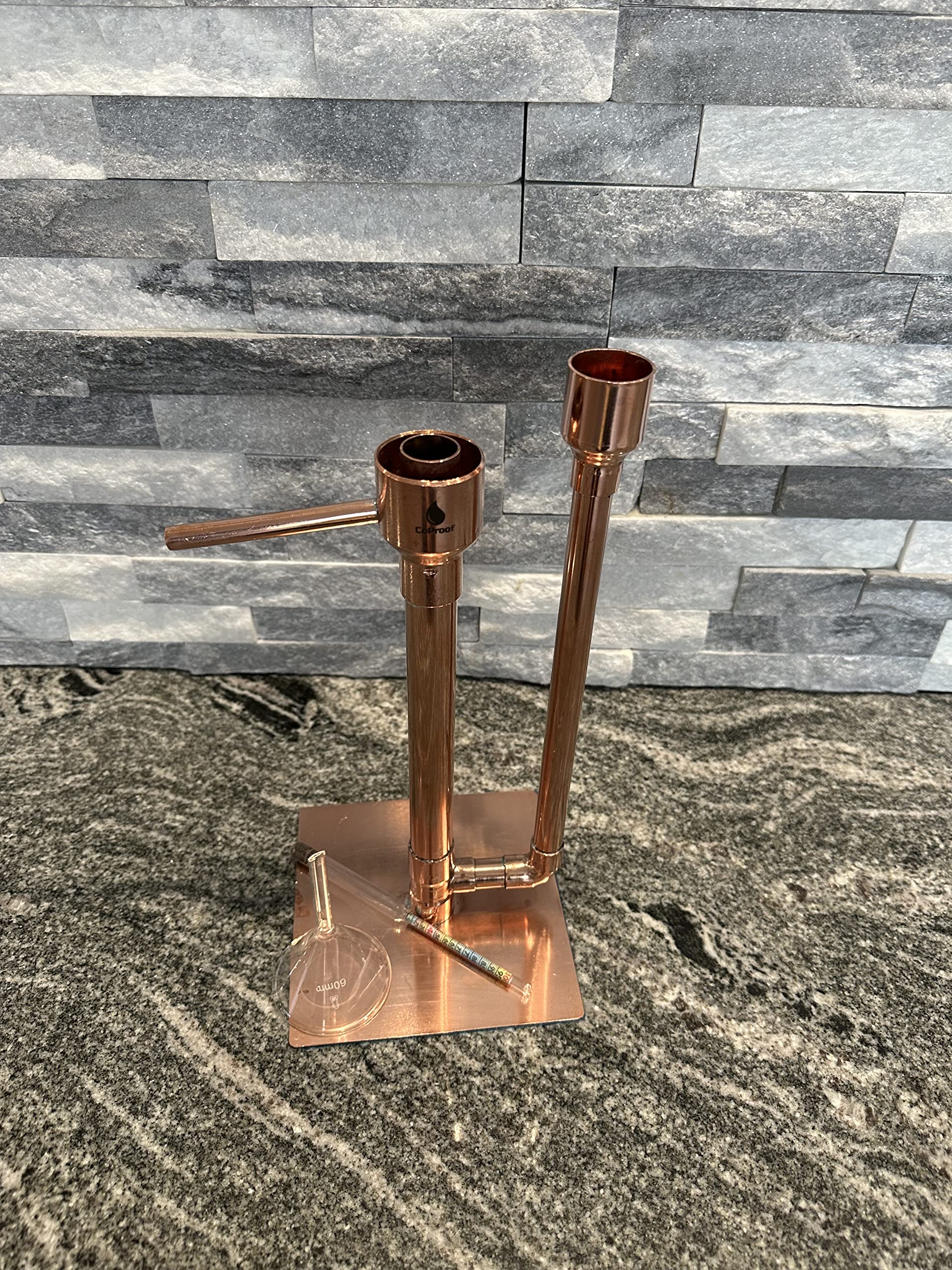 100% Lead-Free Copper Parrot Heads for Air Still Distilling – Perfect for Brewing Beer, Moonshine & Tequila | Includes Funnel & Hydrometer | Ideal for Home Brewing & Craft Distilling