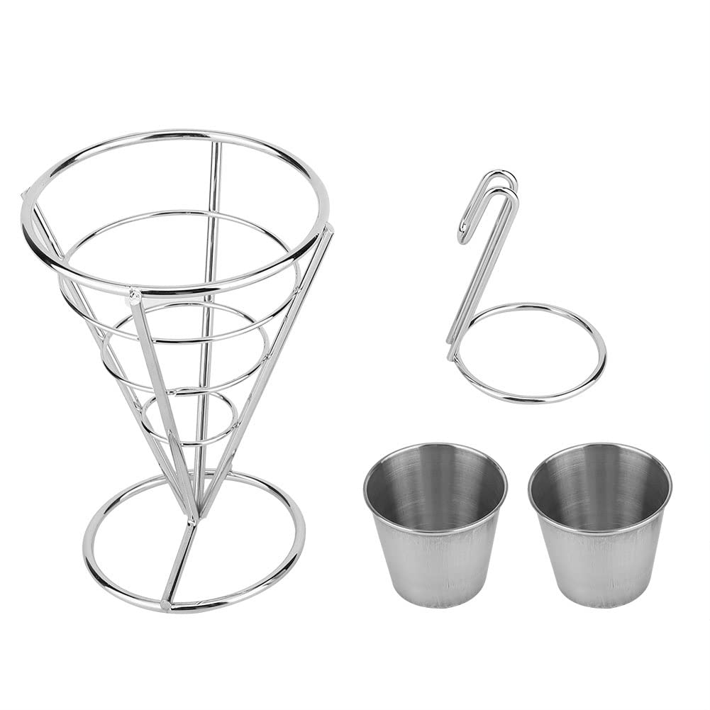 Double Cup French Fries Stand - Buffet Snack Display for Parties & Events