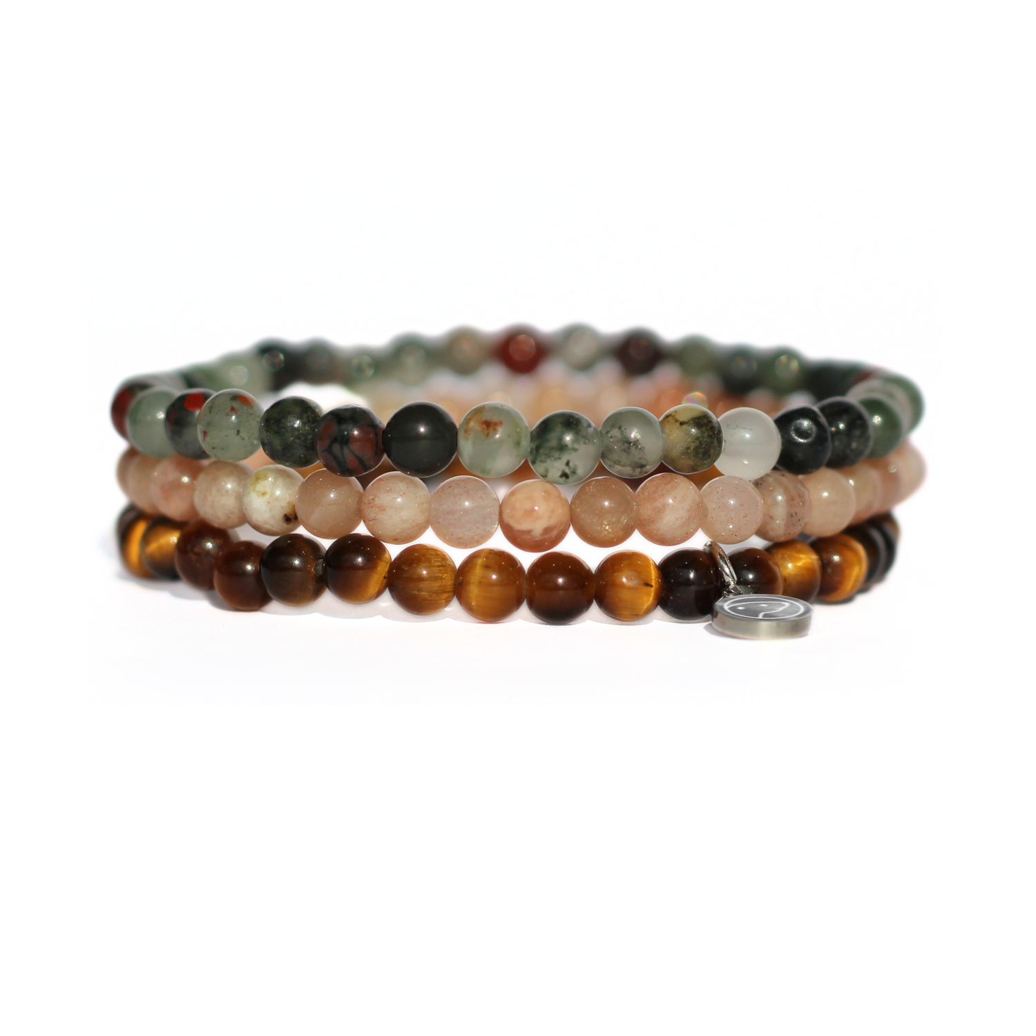 Divine Masculine Bracelet Set - Mini Adjustable Beaded Bracelets for Men, Spiritual & Stylish Jewelry - Perfect for Meditation, Yoga & Everyday Wear