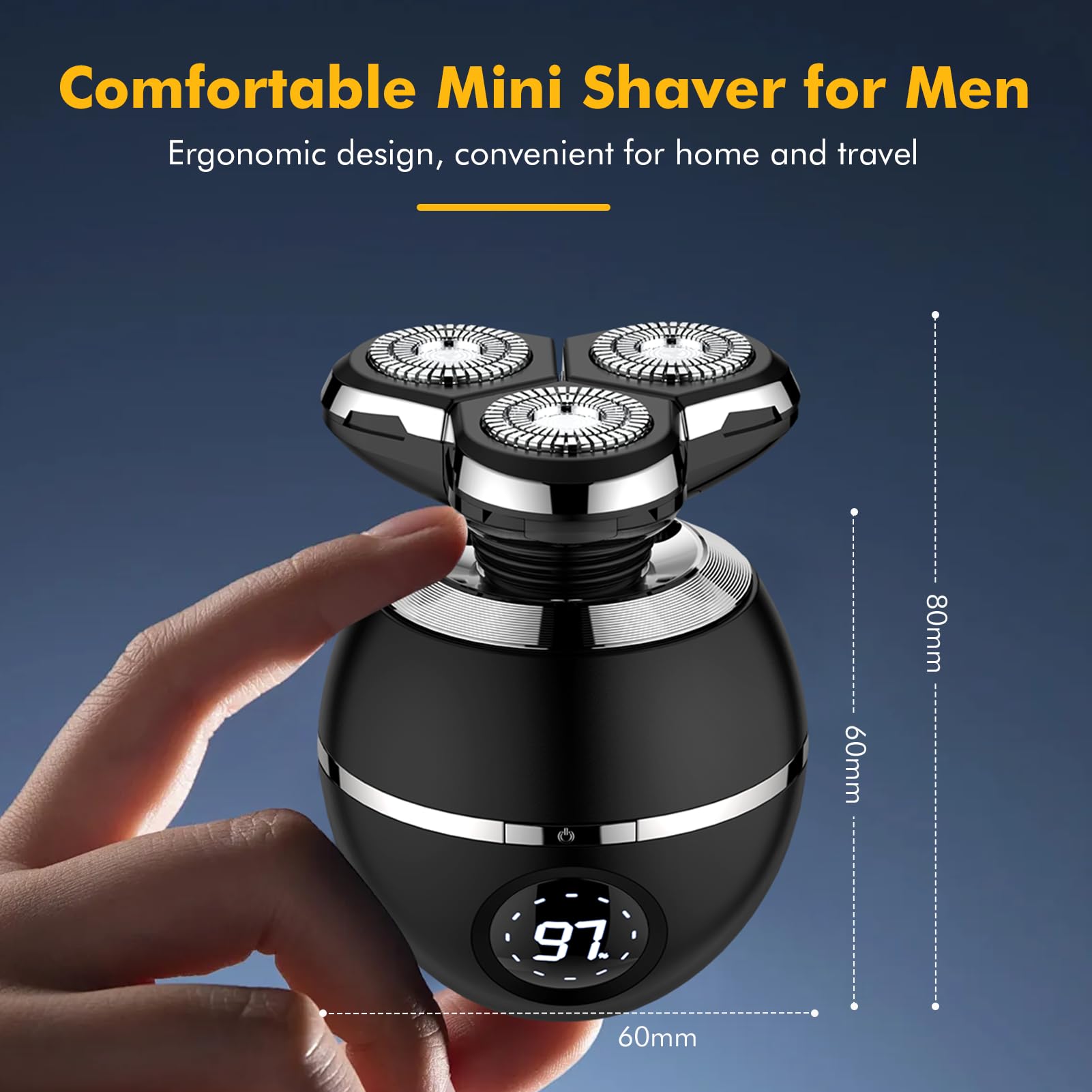 2025 Upgraded Electric Razor for Men - Cordless Rechargeable Wet/Dry Shaver with Grooming Kit | Fast & Smooth Shaving for Face, Beard & Body | Perfect for Travel, Gym & Daily Grooming Routine