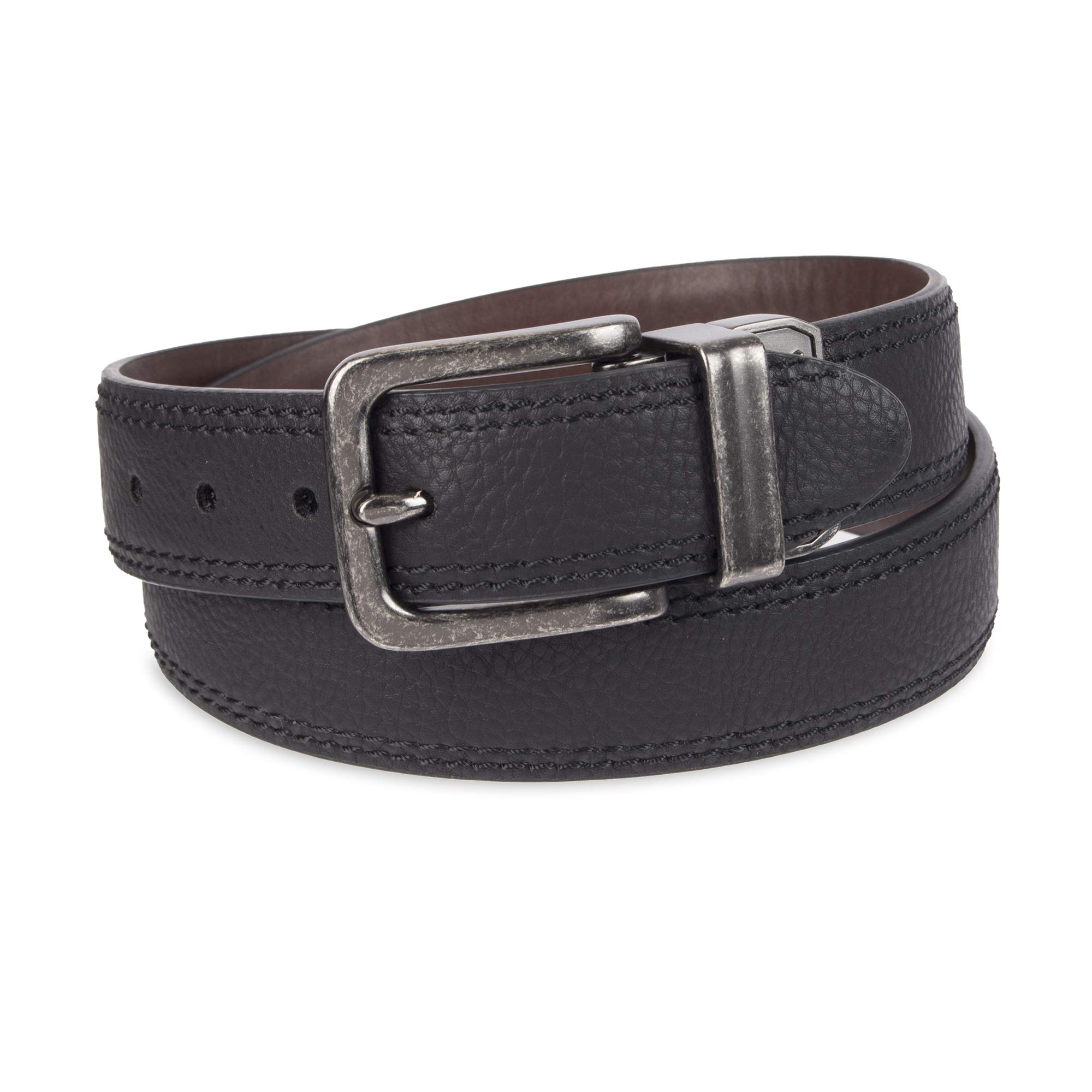 Levi's Big Kids Reversible Belt for Boys & Girls - Adjustable Two-in-One Casual Belt for School & Everyday Wear | Perfect for Jeans, Pants & Uniforms