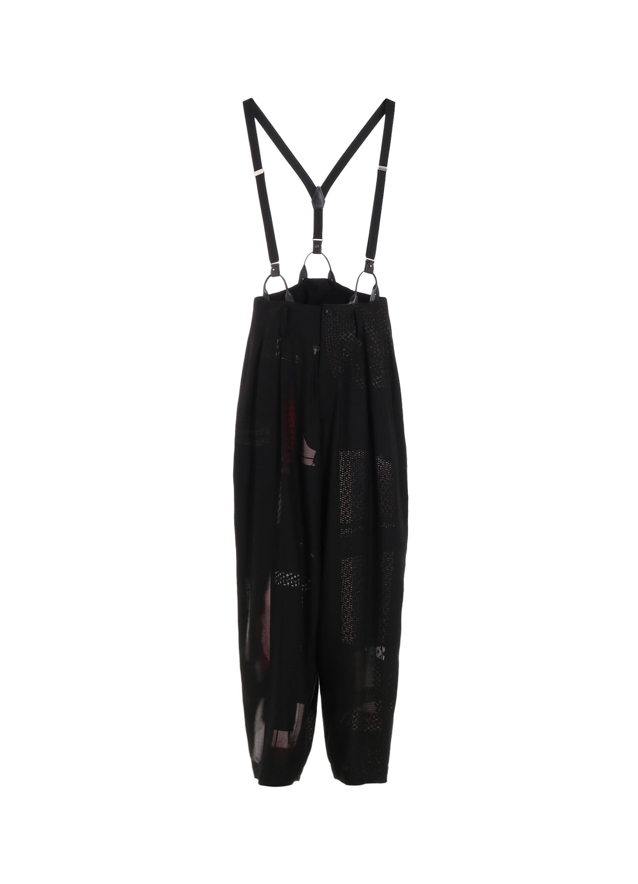CU/DUNGAREE Twill Dark Neon Print Suspenders Pants - Stylish Vintage Overalls for Men & Women, Perfect for Casual Wear, Workwear, and Street Fashion