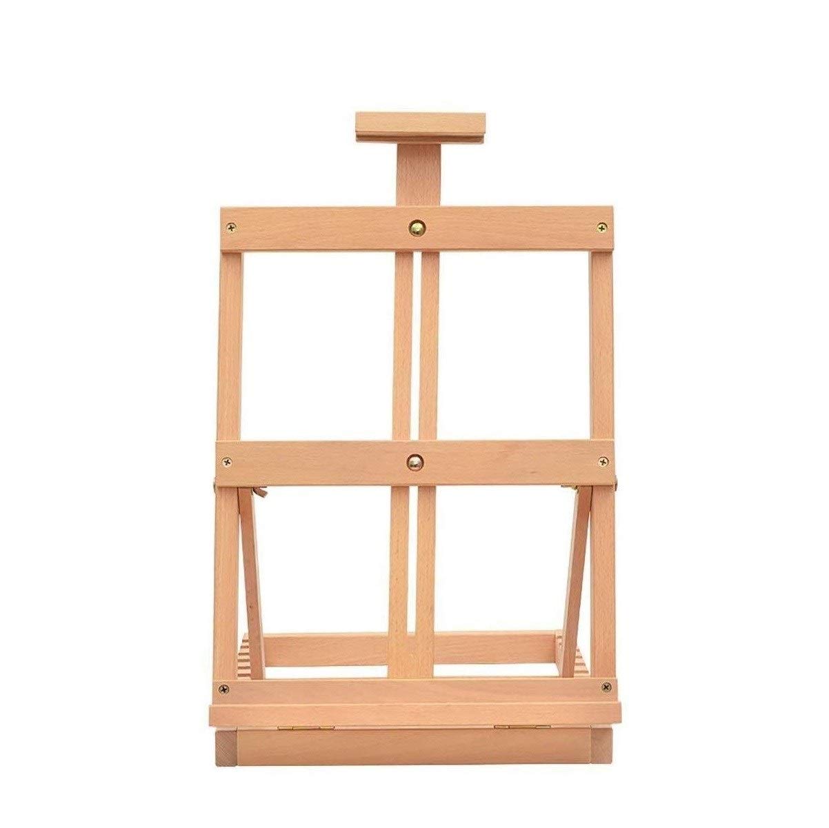 Adjustable Wood Table Top Easel for Painting - Portable & Sturdy Desktop Art Stand for Artists | Perfect for Studio, Classroom & Home Use