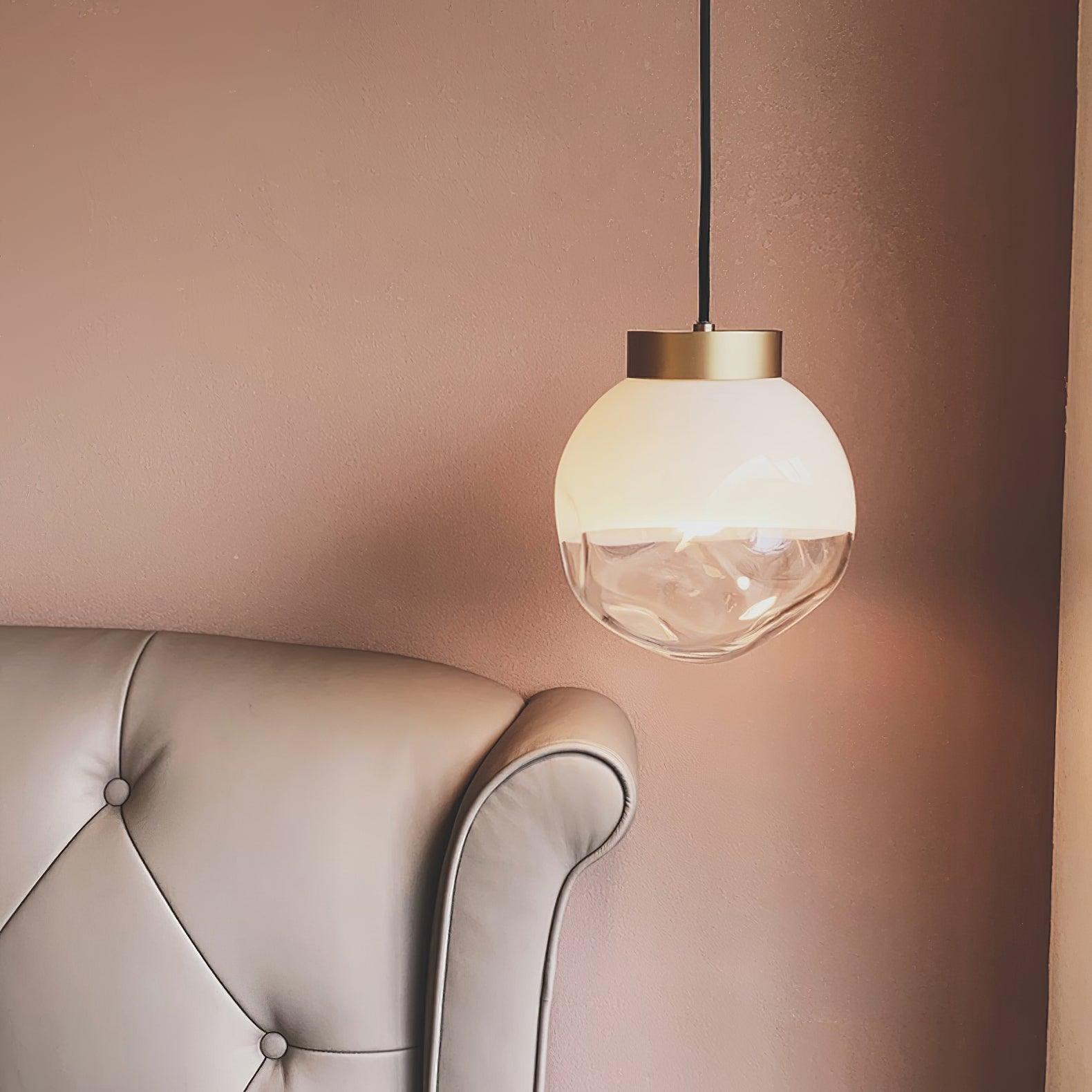 Ecar Pendant Lamp - Modern Hanging Light Fixture for Living Room, Bedroom & Kitchen - Energy Efficient LED Ceiling Light with Adjustable Height