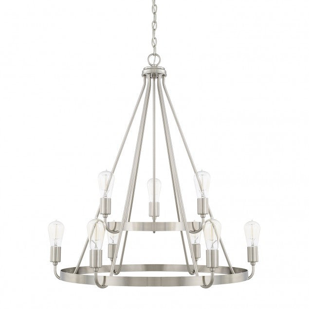 Balboa Chandelier - Elegant Crystal Ceiling Light Fixture for Dining Room, Living Room & Bedroom | Modern Luxury Lighting for Home Decor