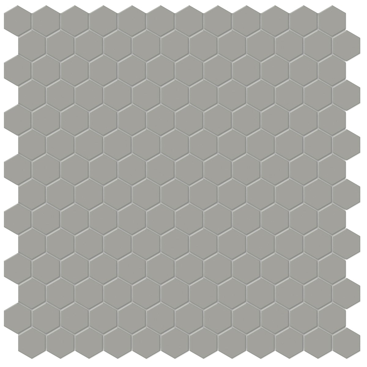 Hexagon Soho Cement Chic Matte Glazed Porcelain Mosaic Tile - 1 Pack - Modern Geometric Backsplash for Kitchen, Bathroom & Shower Walls