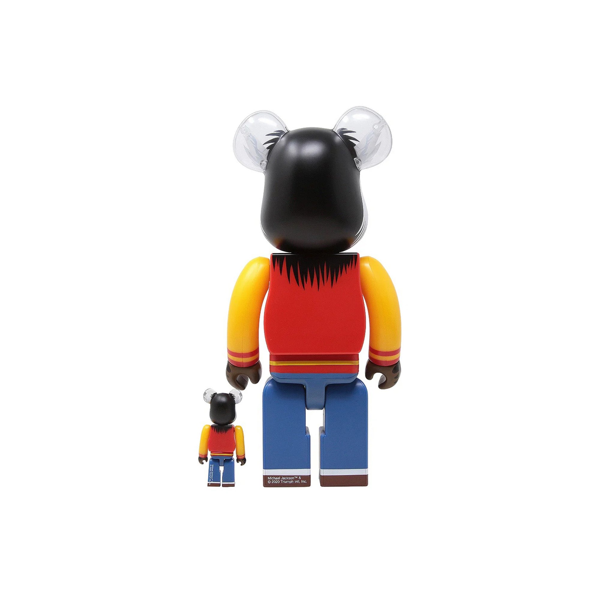 Bearbrick x Michael Jackson WEREWOLF 100% & 400% Collectible Figure Set - Limited Edition Pop Art Vinyl Toy for Display & Gift Giving