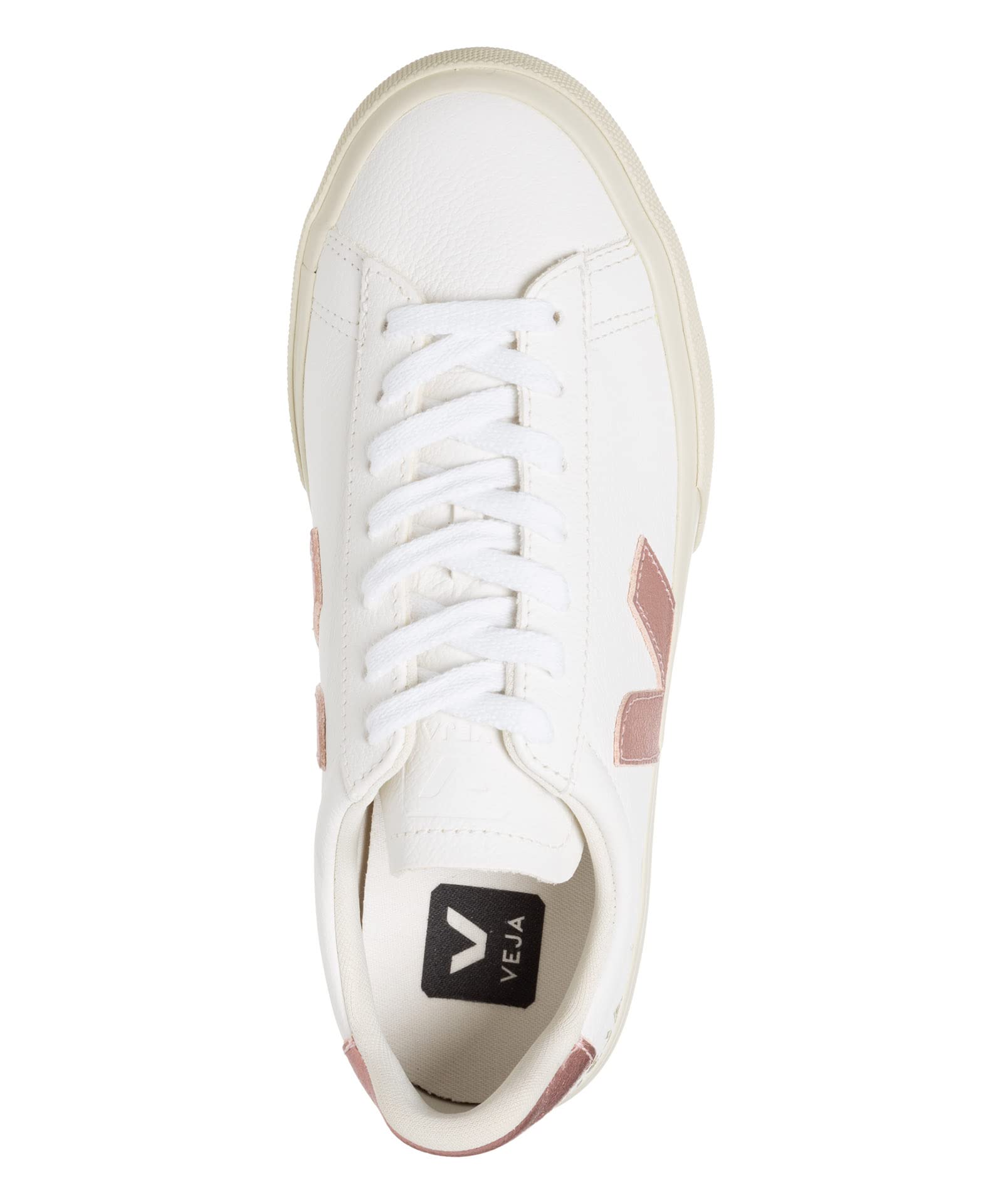 Veja Women's Campo Sneakers - Black & White Leather Vegan Sneakers for Casual Wear & Sustainable Fashion | Eco-Friendly Shoes for Everyday Comfort
