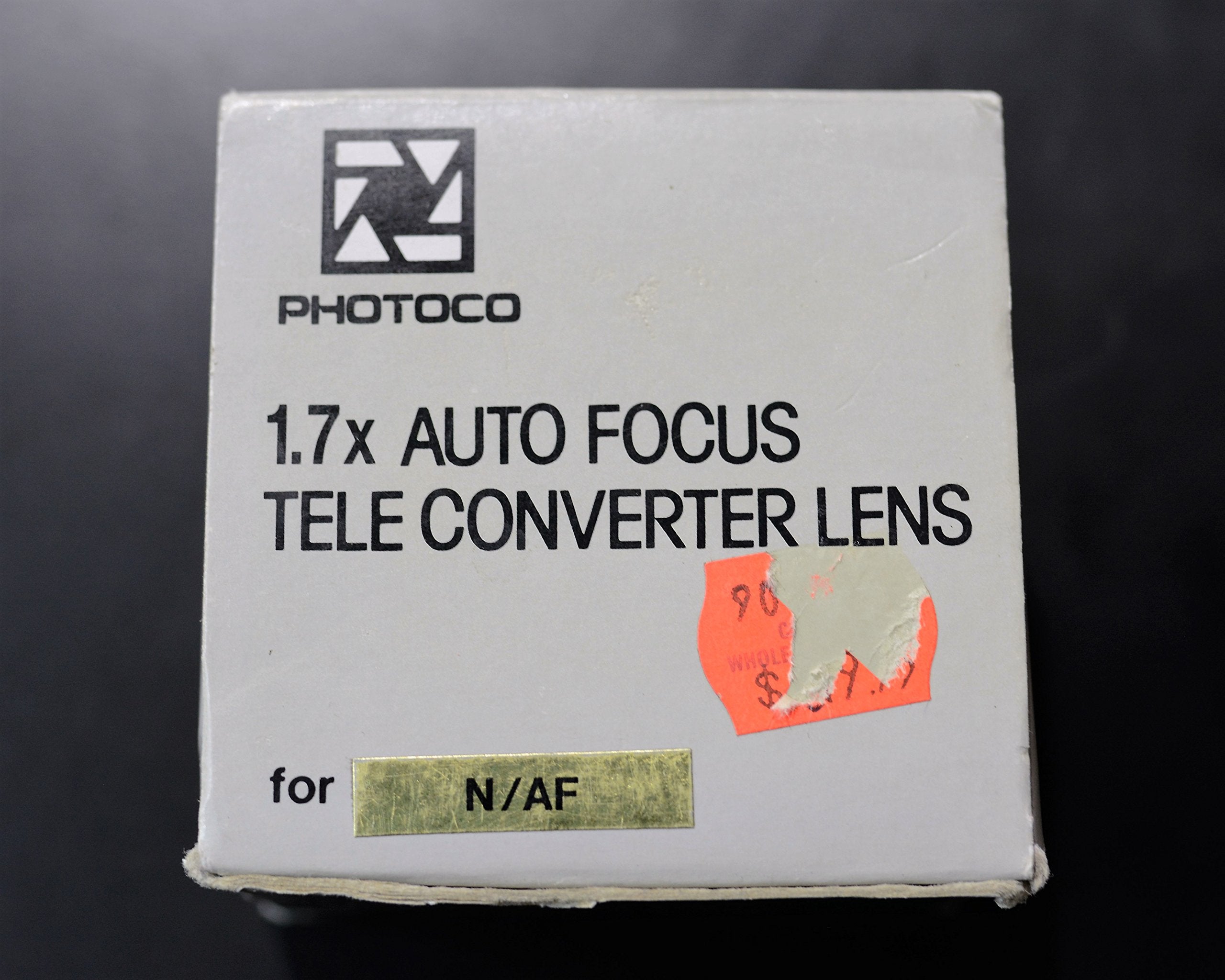 1.7x Auto Focus Telephoto Converter Lens for Nikon AF Mount - Compatible with 35mm Film SLR Cameras | Enhance Zoom for Wildlife & Sports Photography