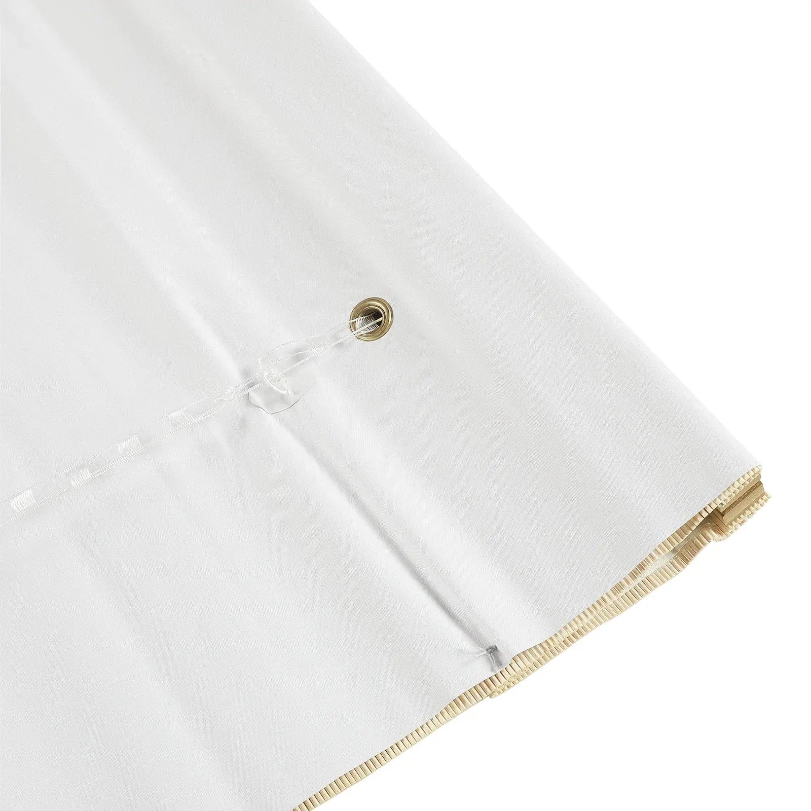 Sybil Bamboo Roman Shade - Ivory White Window Treatment for Living Room & Bedroom | Natural Light Filtering & Privacy