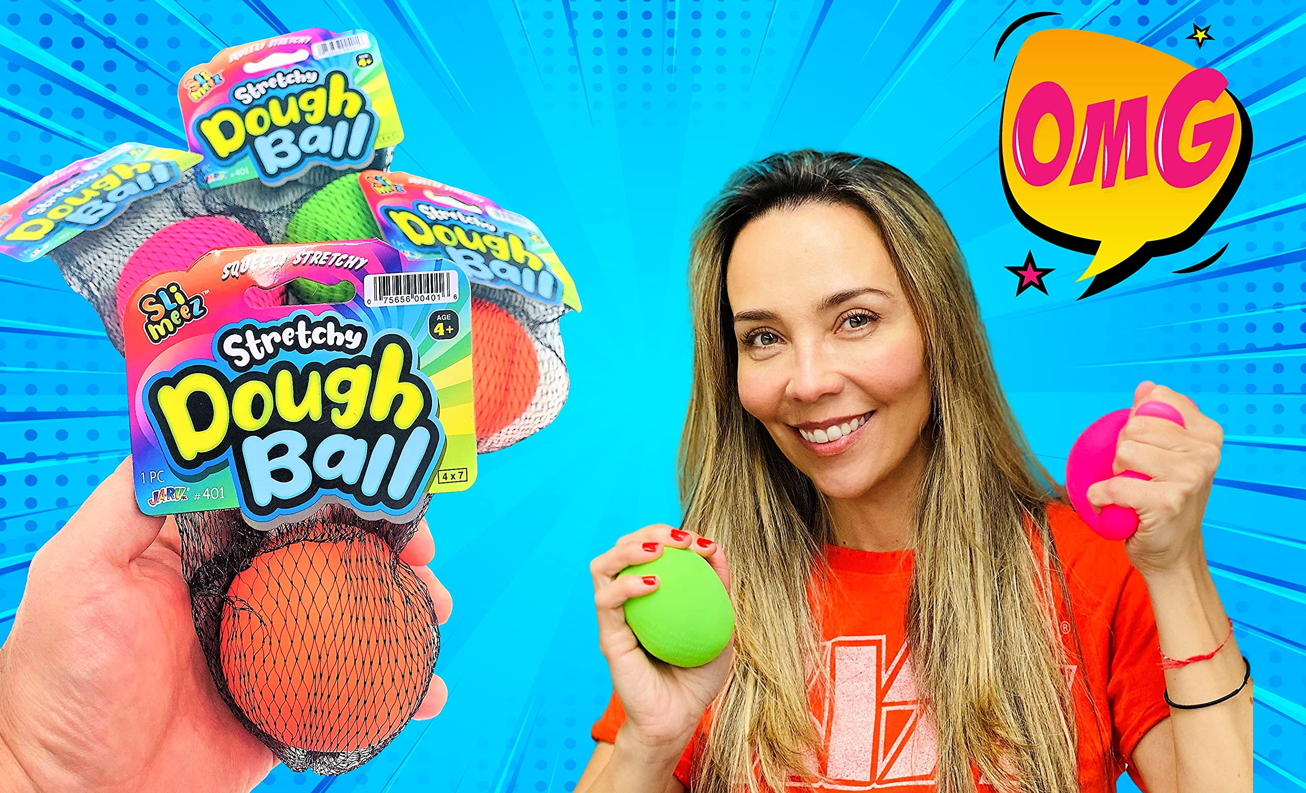 Stretchy Sensory Toys 3-Pack - Stress Relief Fidget Toys for Kids & Adults | Autism, Anxiety Therapy & Party Favors - Perfect for Home, School & Office Use
