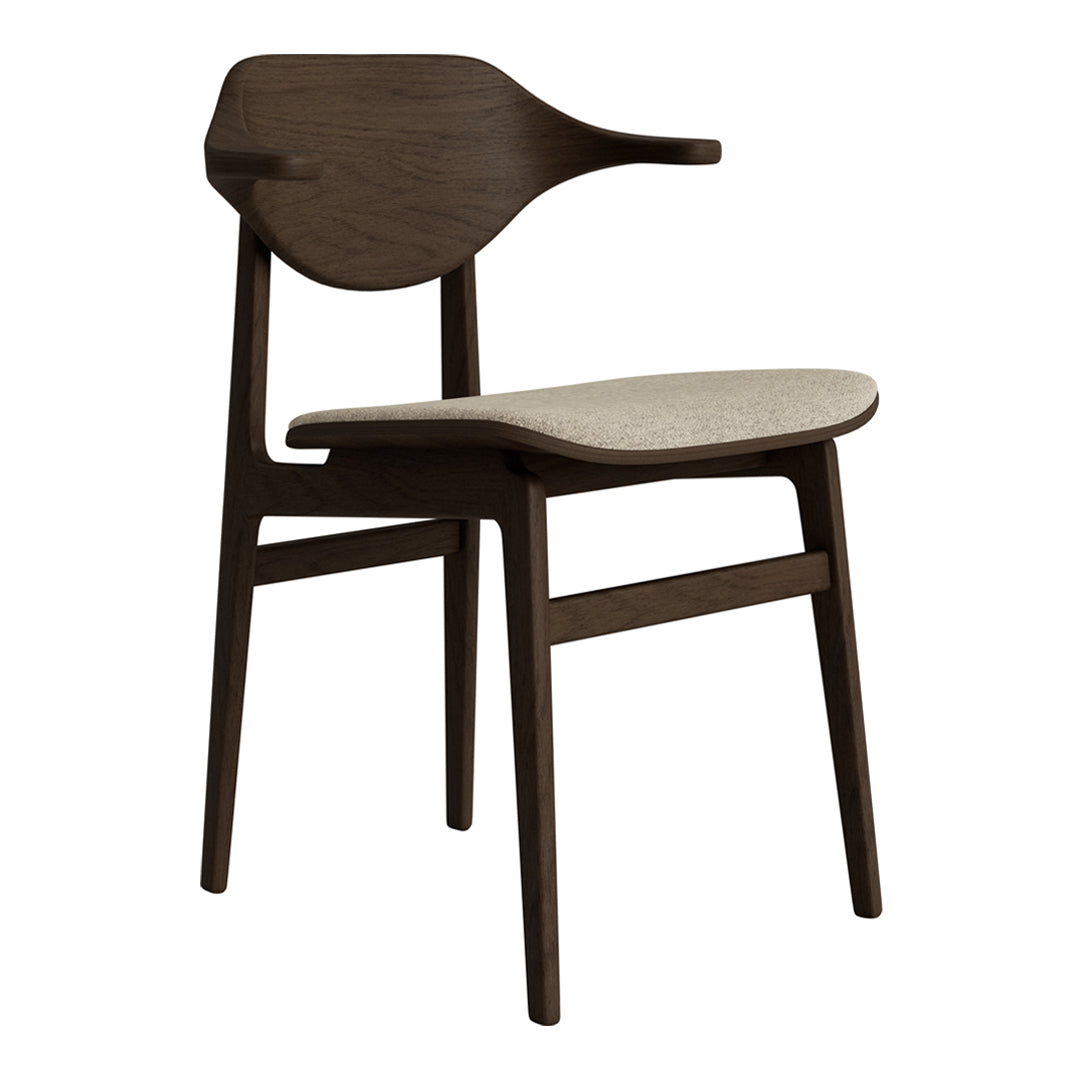 Bufala Dining Chair with Upholstered Seat - Modern Comfortable Kitchen & Dining Room Furniture for Home Decor
