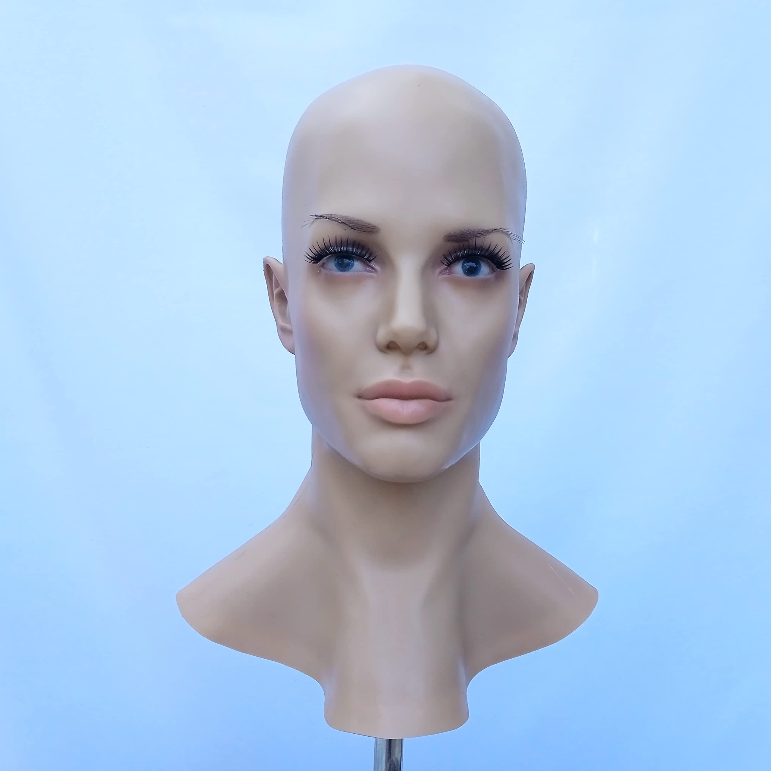 Beauty Silicone Mask for Halloween Party - Realistic Face Cover for Costume, Cosplay & Spooky Events