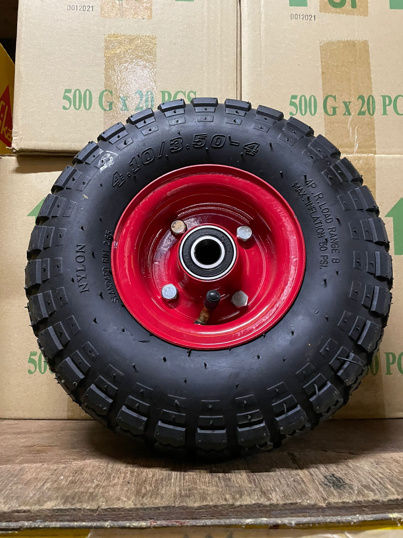 10X3.00-4 4-Ply Pr1805 Pneumatic Wheel - Heavy Duty Replacement Tire for Lawn Mowers, Golf Carts & Utility Trailers | Model TYRE 10A3 | Perfect for Outdoor Equipment, Garden Tools & Industrial Use