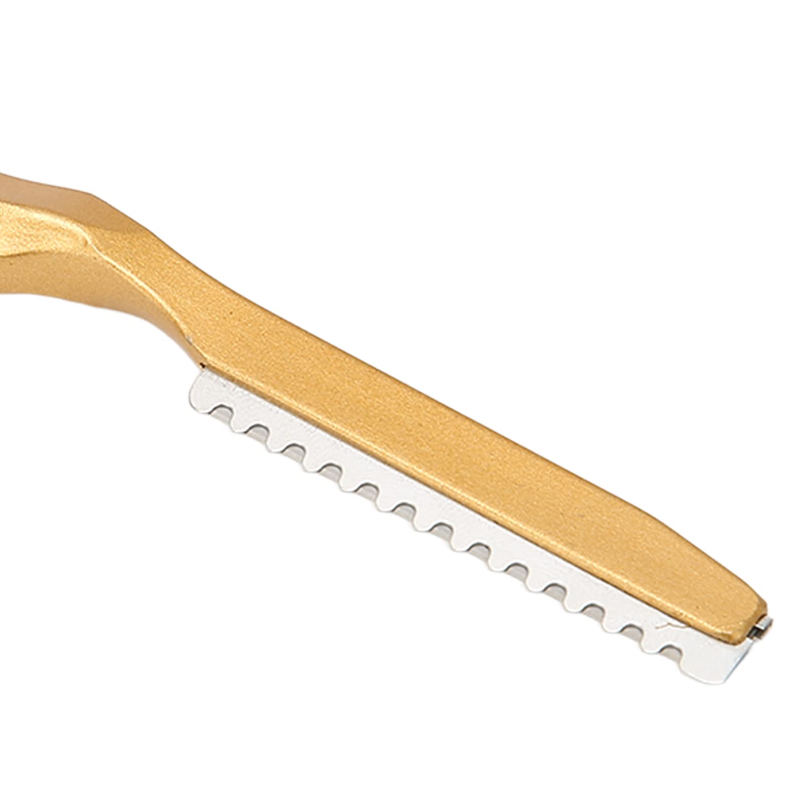 Professional Hair Thinning Razor & Styling Comb - Gold Hair Texturizing & Trimming Knife for Salon & Home Use - Perfect for Layering, Thinning & Styling Haircuts