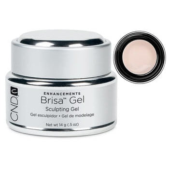 CND Brisa Sculpting Gel - Neutral Beige Opaque 0.5 oz | Professional Nail Enhancement for Salon & Home Manicures