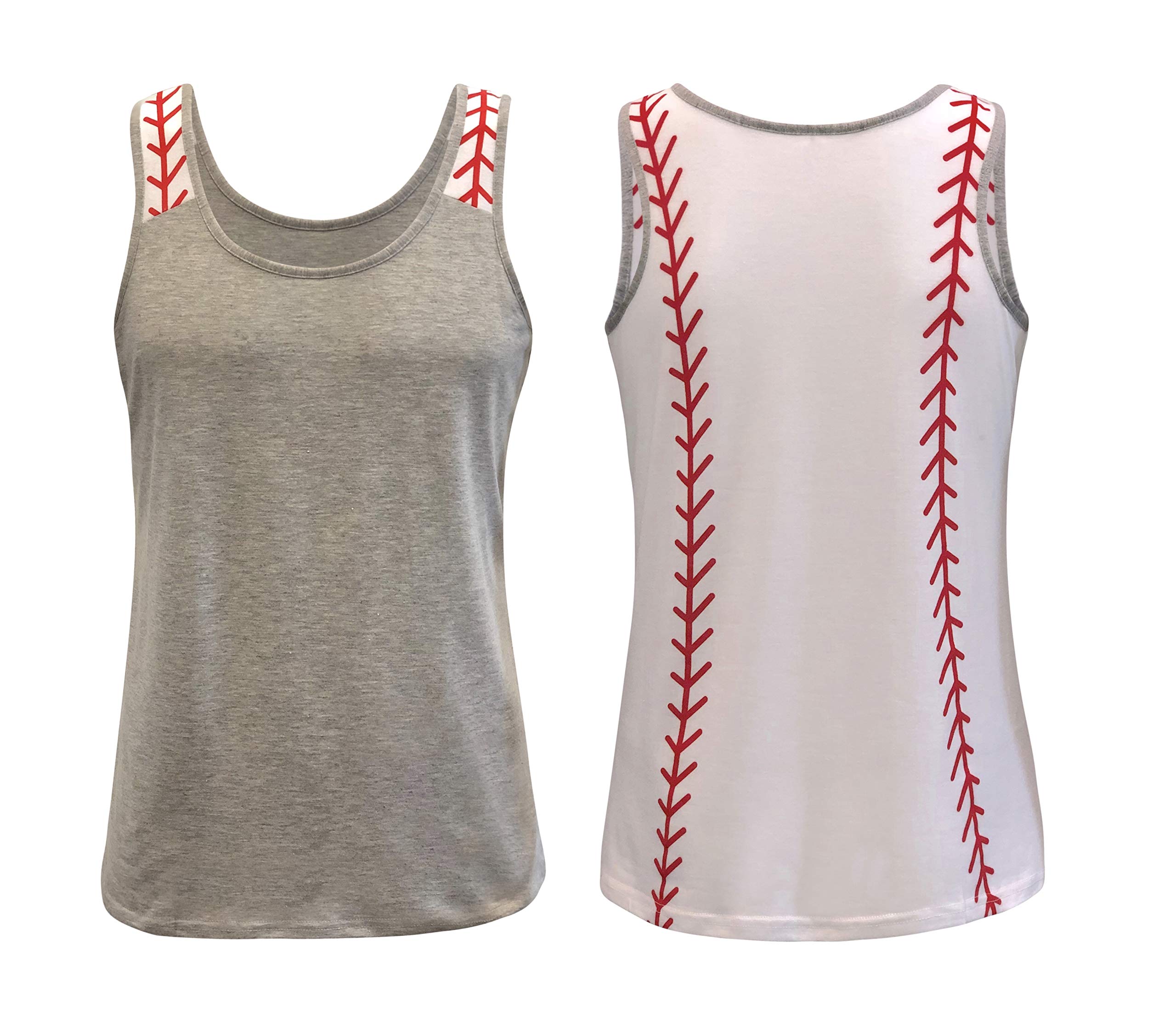 ILTEX Women's Athletic Tank Tops - Breathable Sports Shirts for Baseball, Softball, Basketball, Soccer & Volleyball - Perfect for Moms & Fans - Gym, Workout & Casual Wear