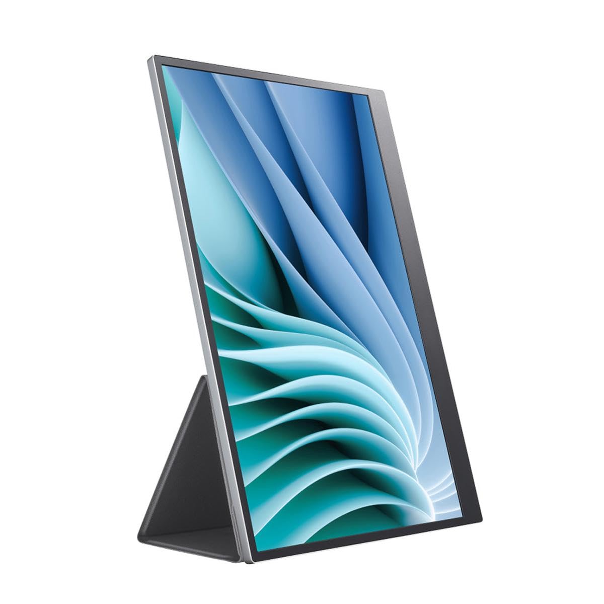 LG 16MR70 16-inch IPS WQXGA Portable Monitor with Folio Stand, USB-C Connectivity, Silver - Perfect for Business Travel, Remote Work & Gaming