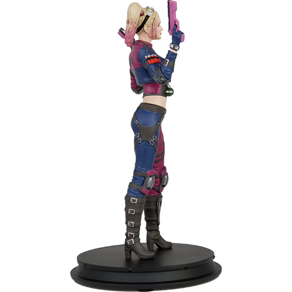 DC Comics Injustice 2 Harley Quinn Pink Jacket Deluxe Statue - Premium Collectible Figure for Superhero Fans & Gaming Enthusiasts - Perfect for Display, Gifts & Comic Book Collections