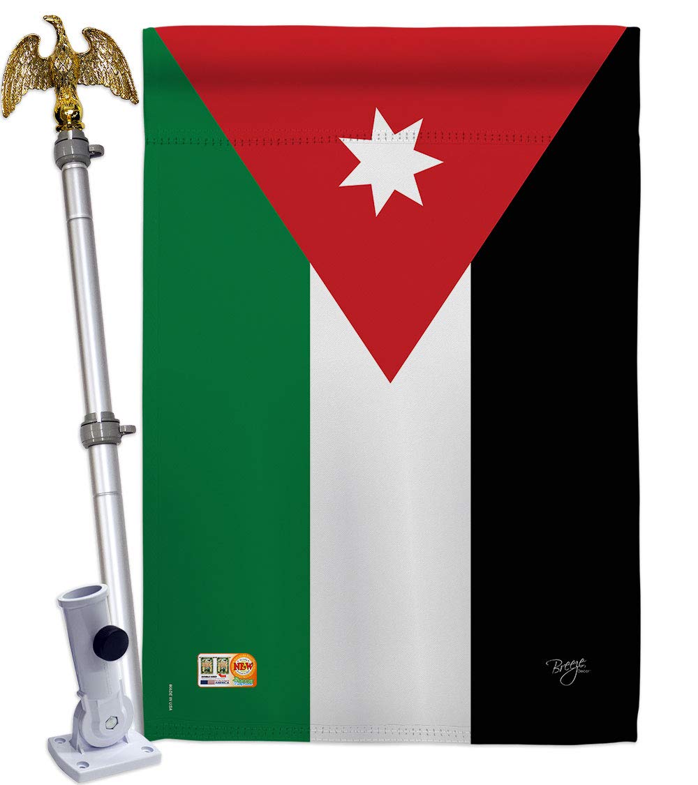 Jordan Nationality House Flag Set - 28