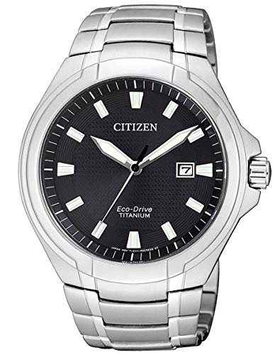 Citizen Men's Eco-Drive Titanium Watch - Solar Powered Analog Watch for Men - Perfect for Business, Casual & Outdoor Activities