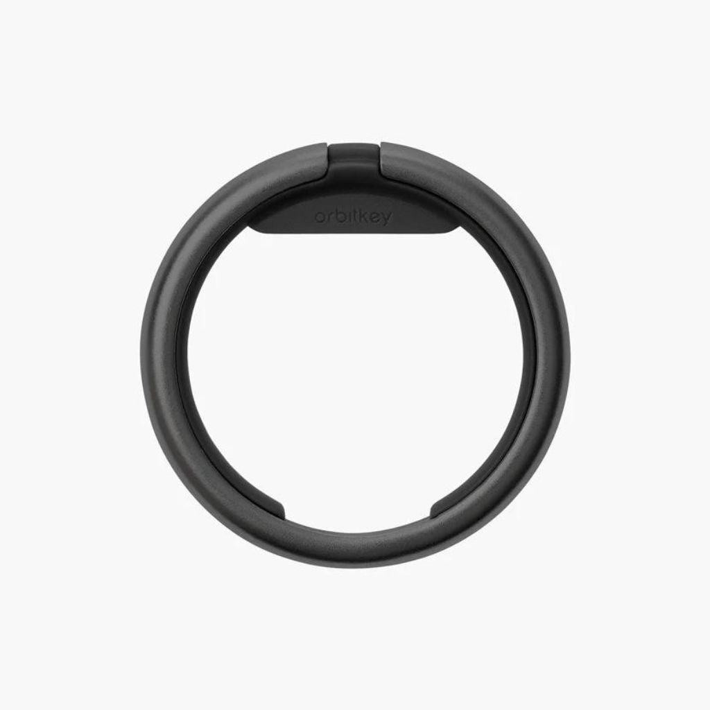 Orbitkey Key Organizer Ring - Holds Up to 10 Keys, Premium Minimalist Keychain (Black) - Perfect for Home, Office & Travel Organization