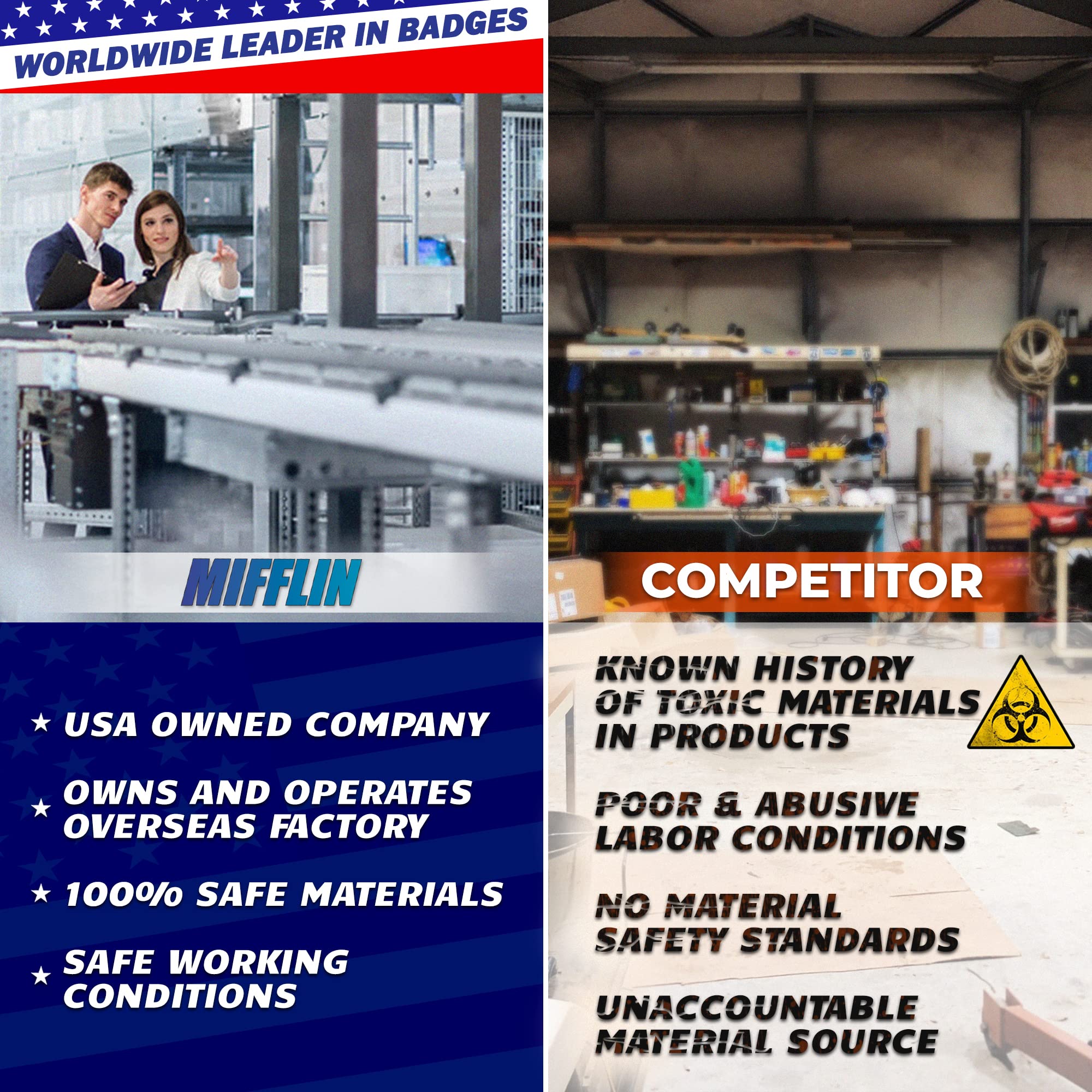 MIFFLIN Bulk Lanyards 36