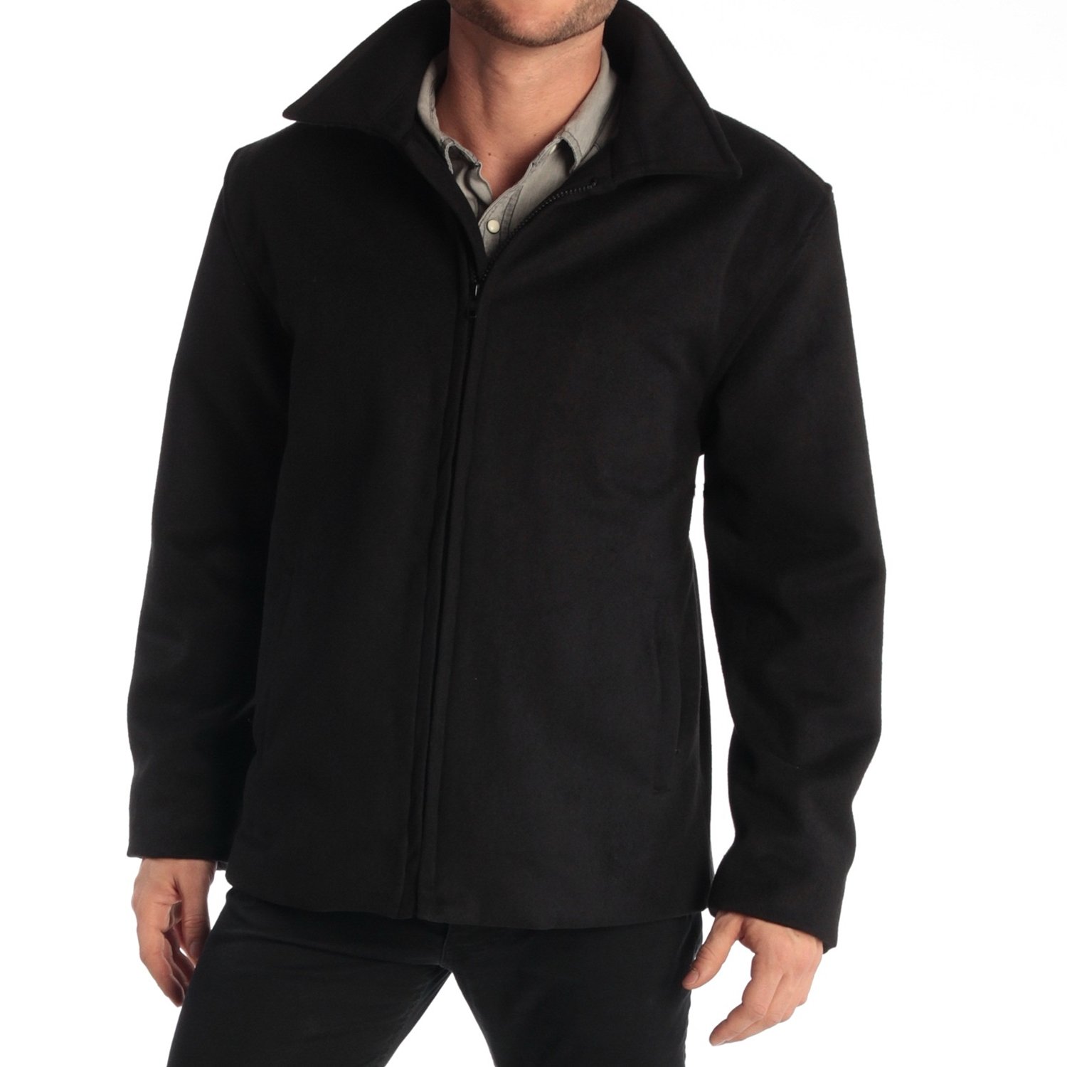 Alpine Swiss Grant Men's Wool Bomber Jacket – 28