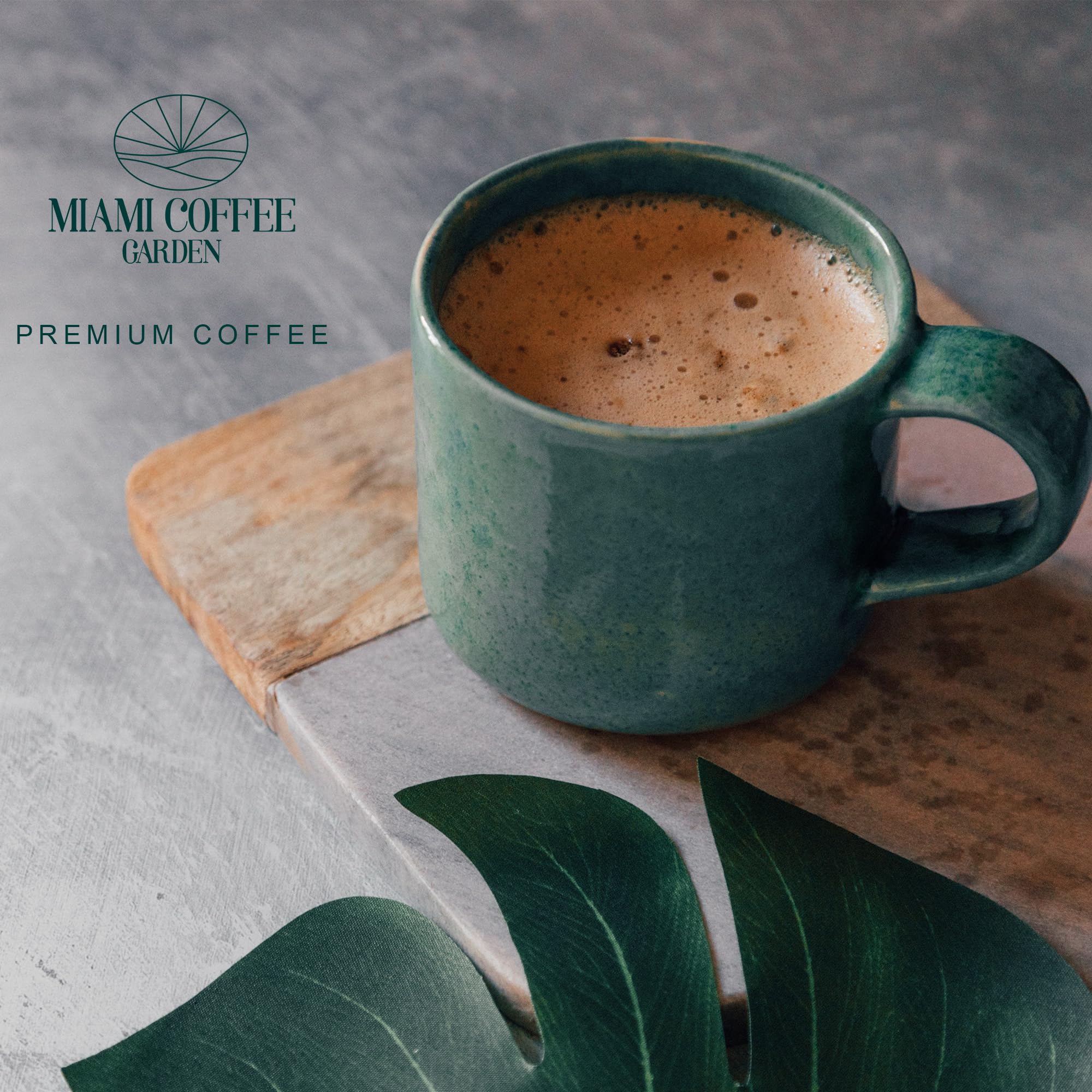 Miami Blend Espresso Beans - Medium Dark Roast, 100% Arabica, 2lb - Perfect for Home Brewing & Cafes