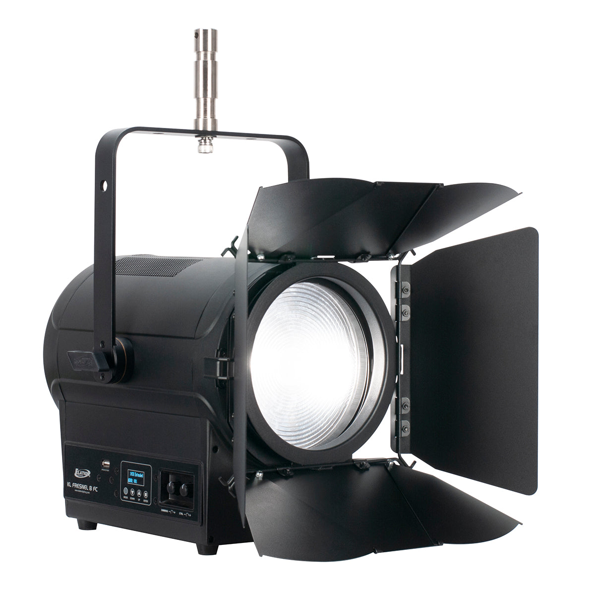 Kl Fresnel 8 FC LED Video Light - Professional Studio Lighting for Photography, Videography, YouTube & Live Streaming - Dimmable Continuous Lighting with Adjustable Stand