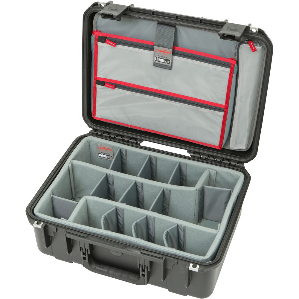 SKB iSeries 1813 7 Case with Think Tank Photo Dividers & Lid Organizer - Durable Hard Shell Protective Case for Camera Equipment, Electronics & Tools - Perfect for Travel, Storage & Professional Photography