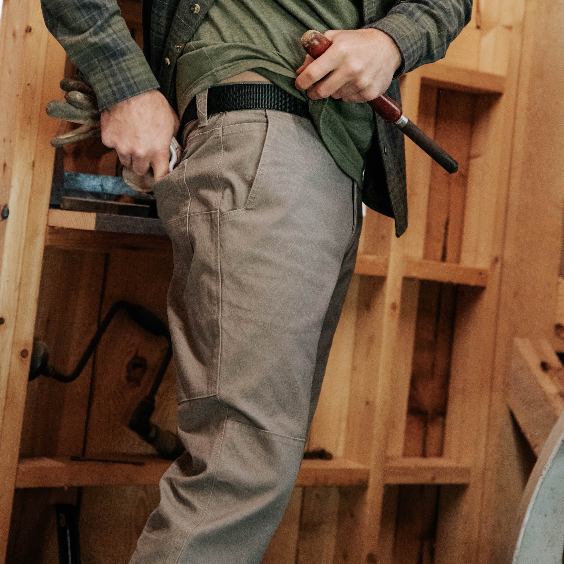 Alpine Work Pants for Men - Durable & Comfortable Heavy Duty Workwear for Construction, Landscaping & Outdoor Jobs