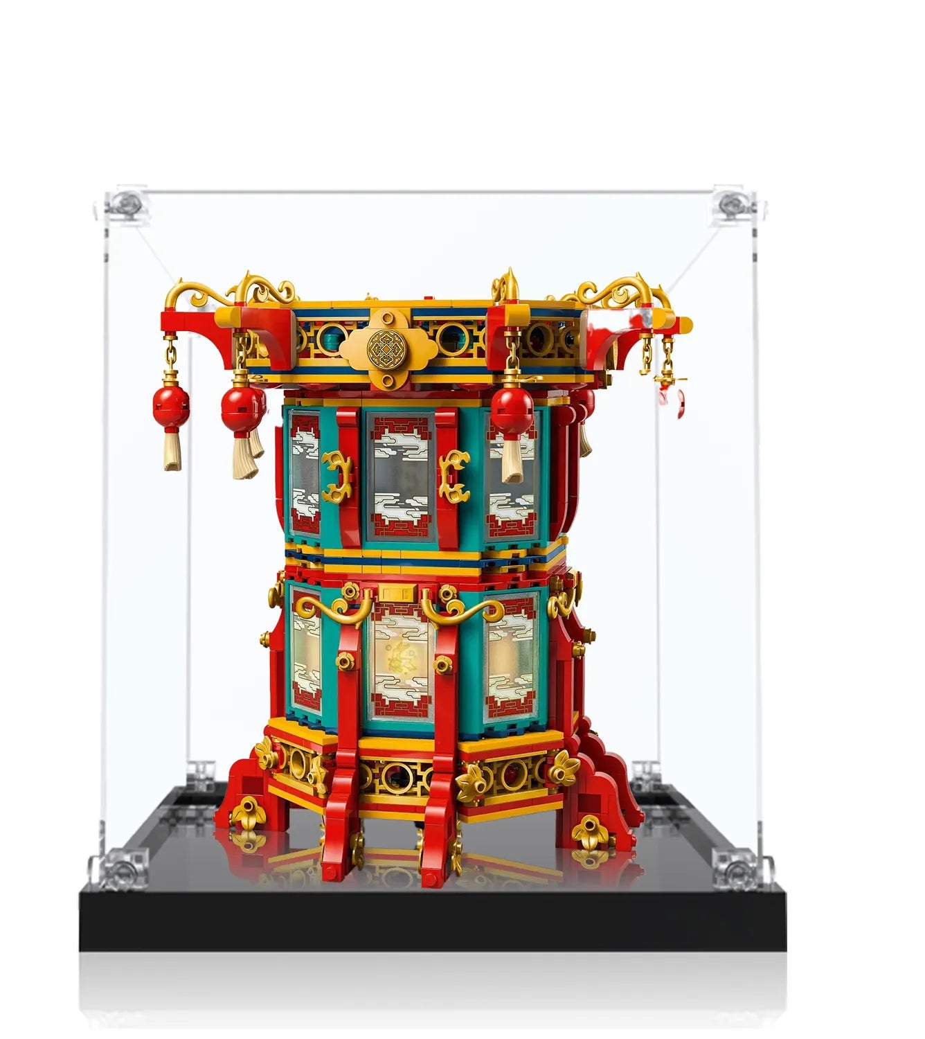 LEGO Other Trotting Lantern 80116 Display Case - Protective Showcase for Collectible LEGO Sets - Perfect for Home Decoration & Gift Giving