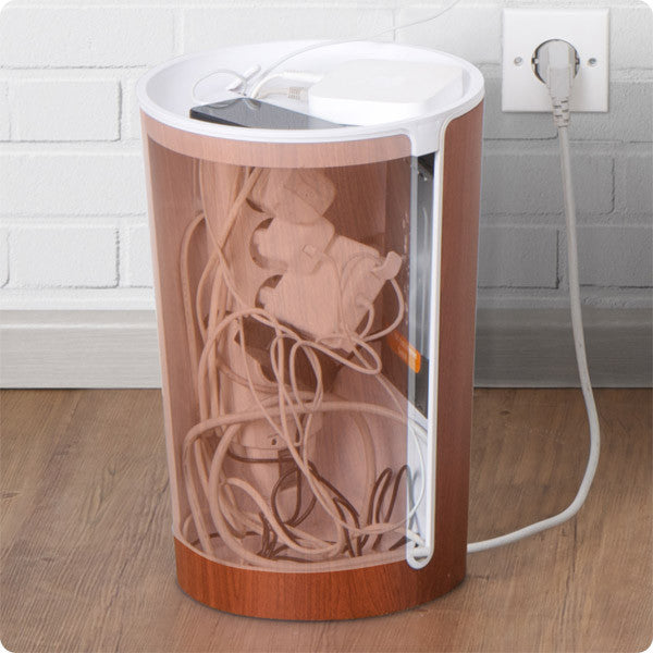 Bluelounge CableBin - Cable Organizer for Desk, Home & Office - Tangle-Free Cord Management Solution for Chargers, Wires & Cables - Perfect for Workspace, Entertainment Center & Travel Accessories