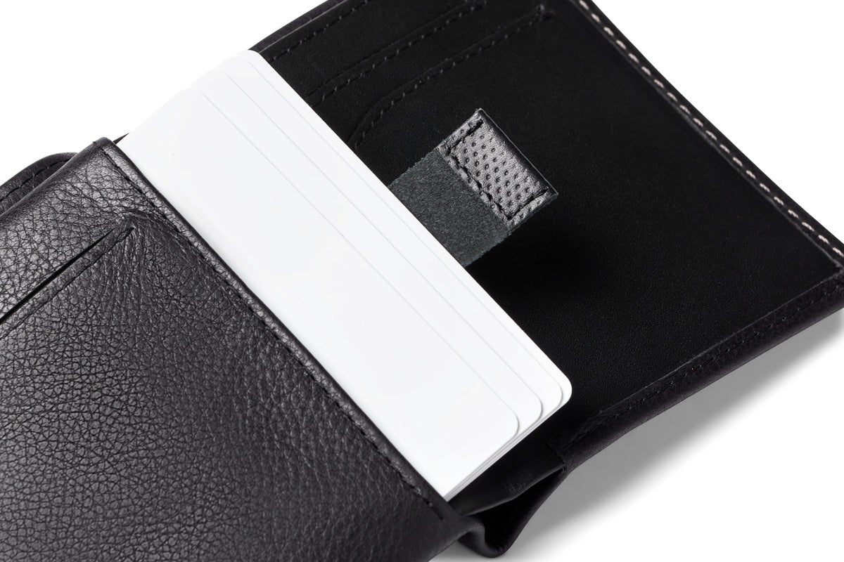 BELLROY Note Sleeve Bi-Fold Wallet for Men - Slim RFID Blocking Leather Wallet with Card Slots - Perfect for Everyday Carry & Travel Essentials