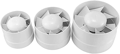 Verdelif Wall Mounted Exhaust Fan - Inline Extractor Duct Fan for Grow Room Ventilation, HVAC, and Intermediate Construction | Perfect for Home, Office, and Commercial Use
