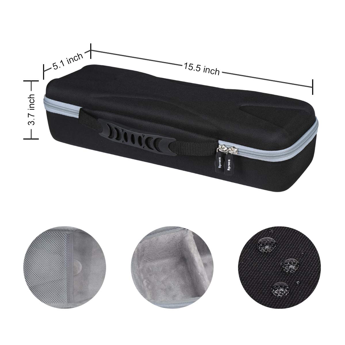 Aproca Hard Travel Storage Case for Brother ADS 1700W/1250W/1200W Document Scanner | Protective Carrying Case for Business Travel, Office & Home Use
