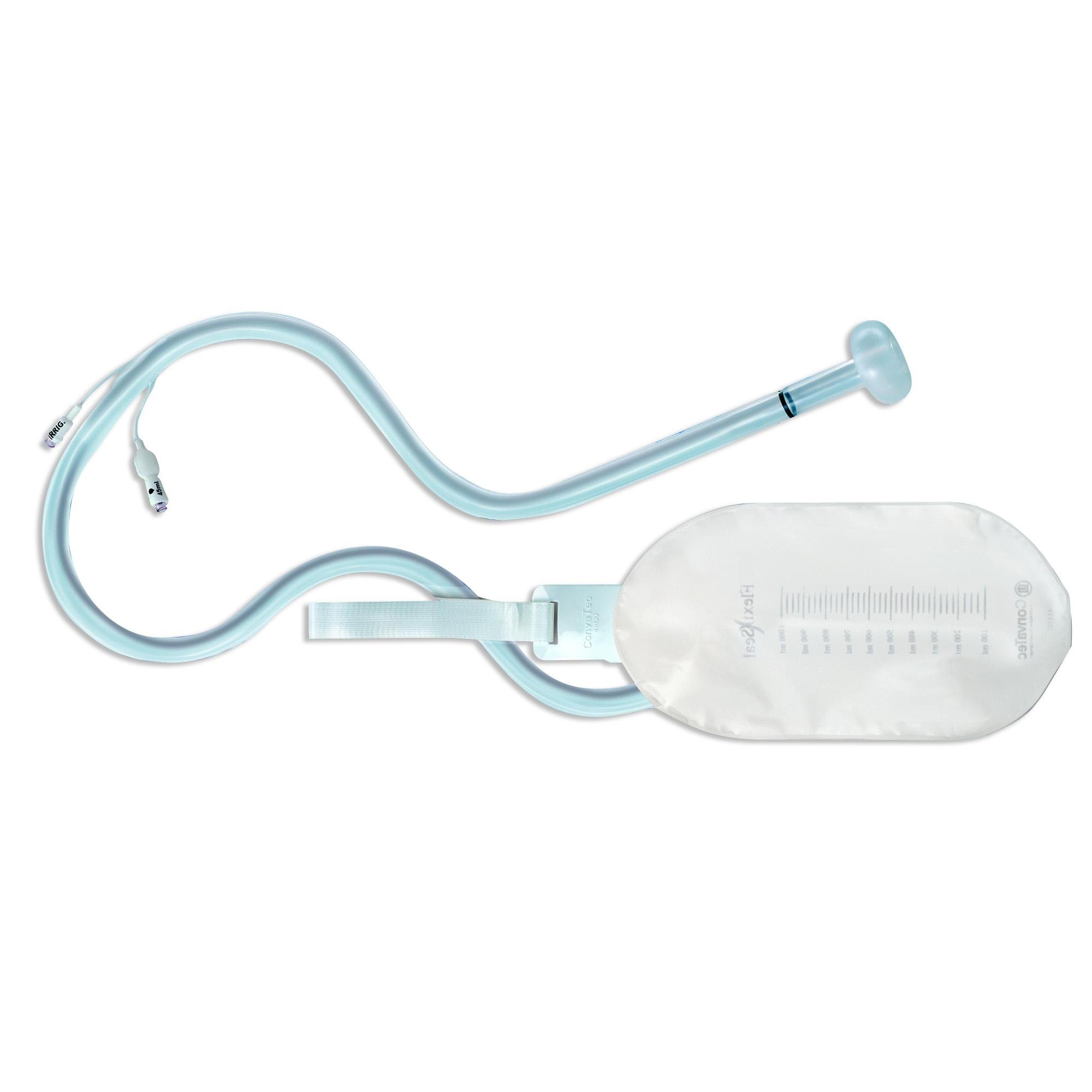 ConvaTec Flexi-Seal Fecal Management System - Box of 10 | Disposable Ostomy Pouches for Bowel Incontinence Care | Ideal for Hospitals, Nursing Homes & Home Healthcare