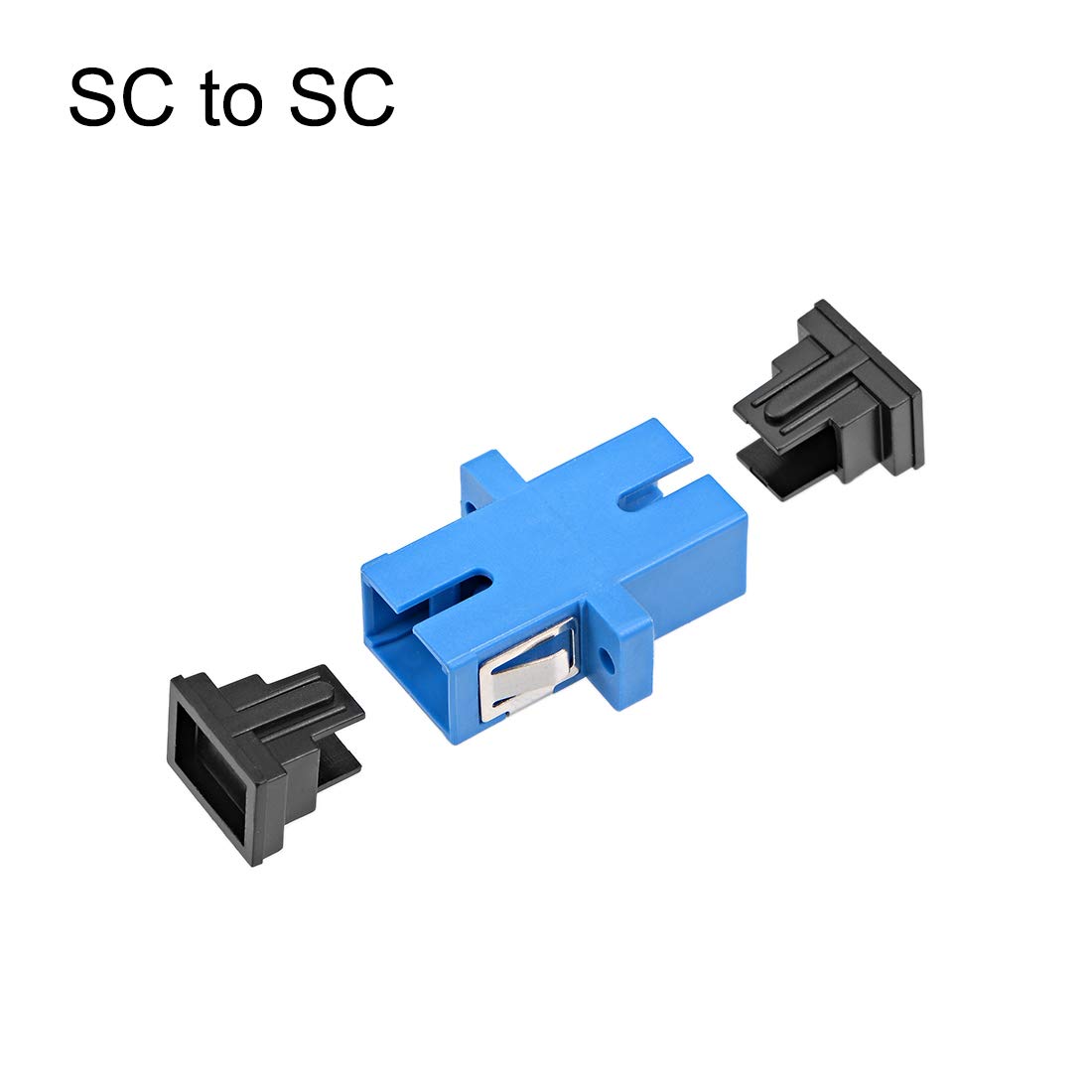 SC to SC Fiber Coupler Adapter - Single/Multi Mode - for Charging & Networking (2Pcs)