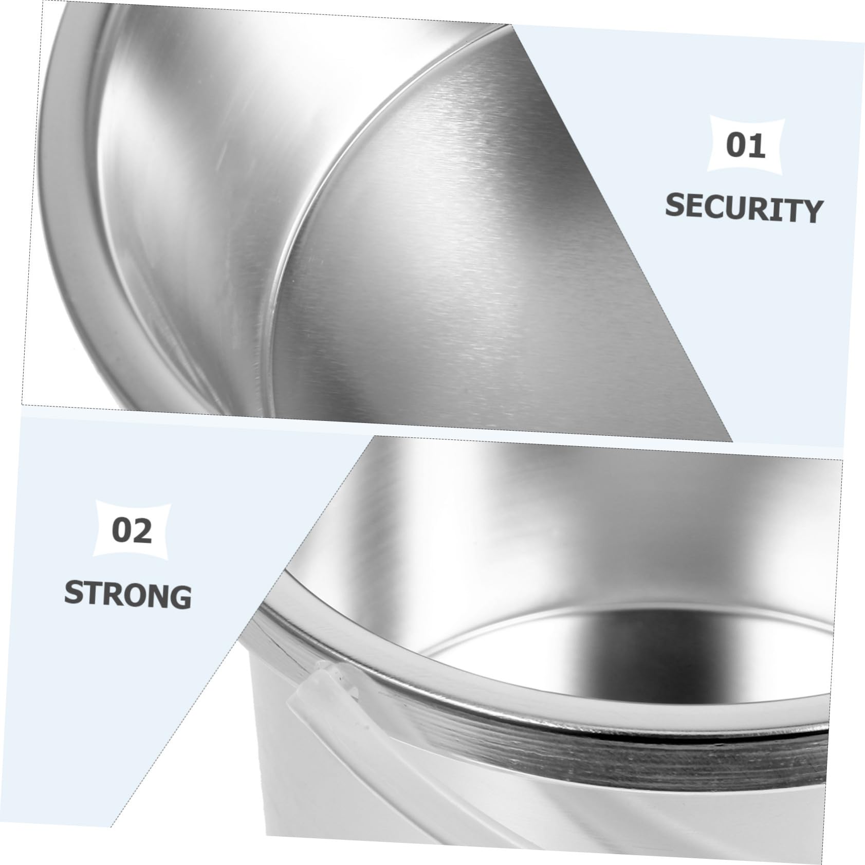 NOLITOY Aluminum Alloy Wax Warmer Inner Pot Replacement - Wax Melting Bowl for Hair Removal, Wax Therapy Machine Accessory - Perfect for Salon, Spa & At-Home Waxing Treatments