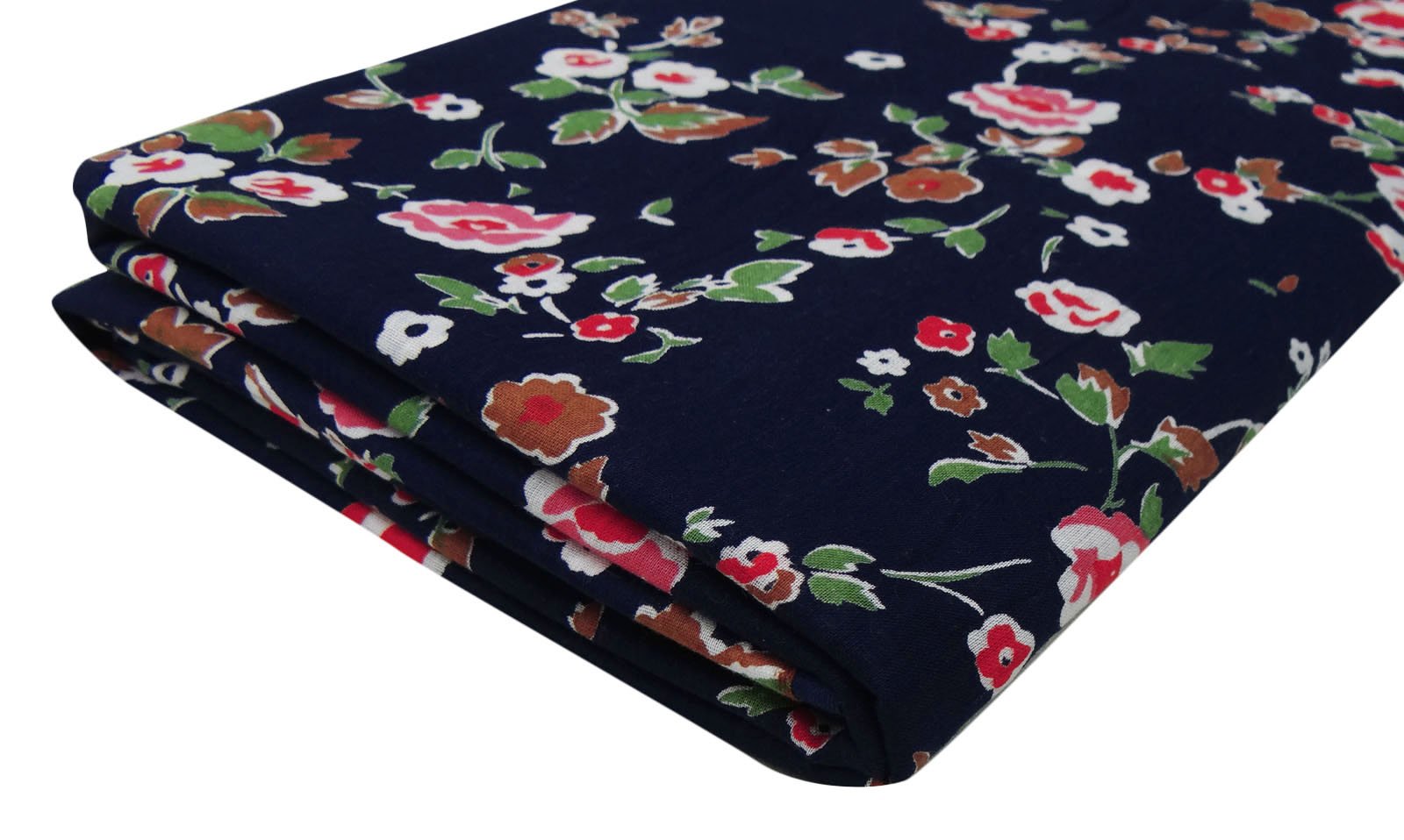 Floral Printed Cotton Fabric by The Yard - Dressmaking, Crafting & Sewing Supplies for DIY Projects, Quilting, and Home Decor