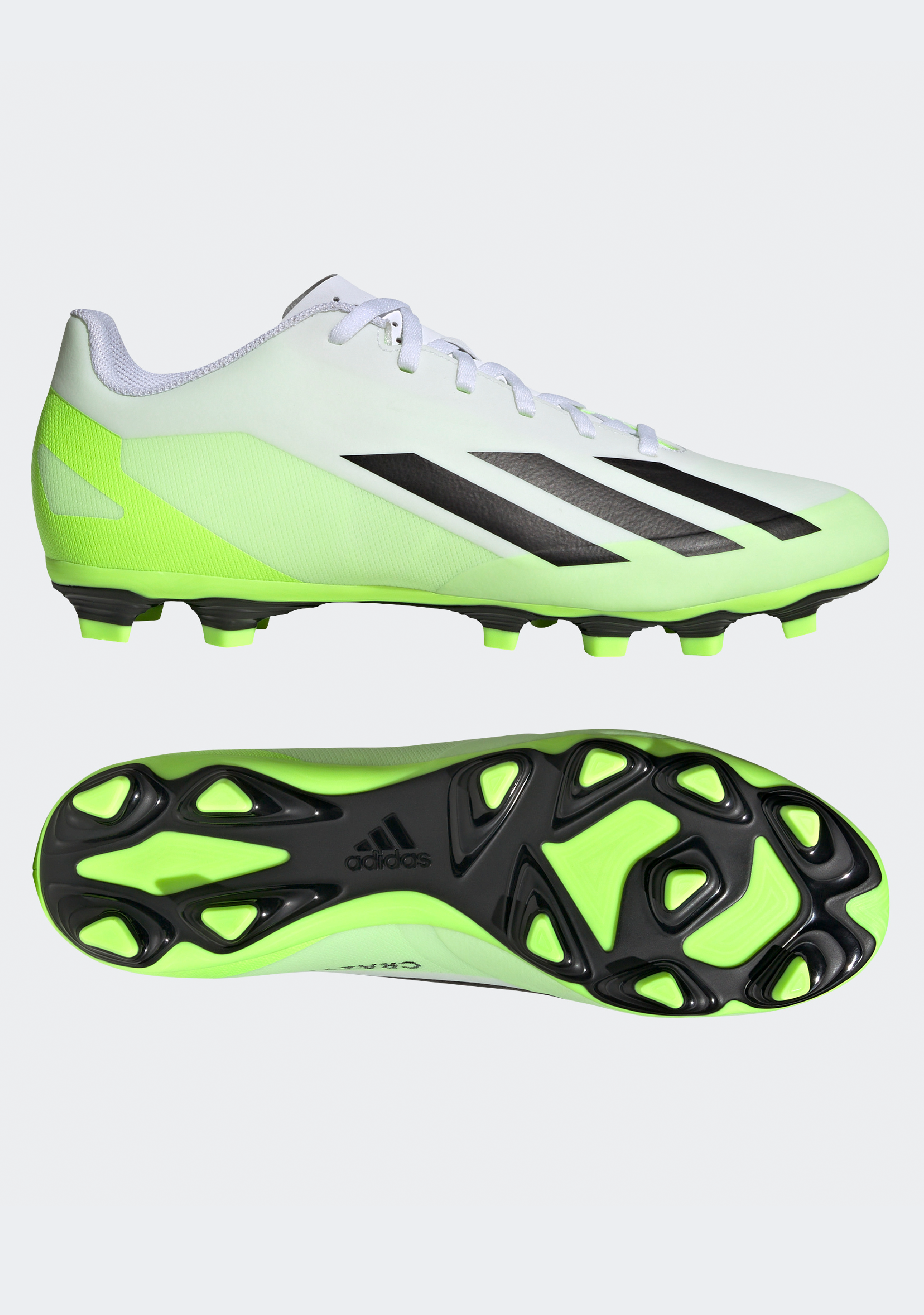 Adidas Men's X Crazyfast.4 FxG Soccer Cleats - Lightweight Football Boots for Speed & Agility - Perfect for Turf & Artificial Grass Training & Matches