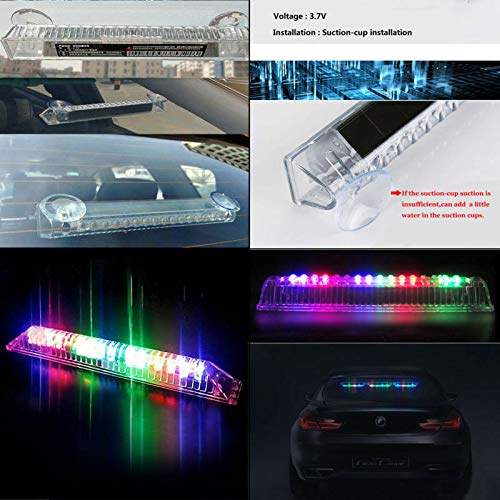 16 LED Amber Emergency Strobe Light for Vehicles - High Visibility Warning Lamp for Trucks, Police Cars, Construction Vehicles & Roadside Safety