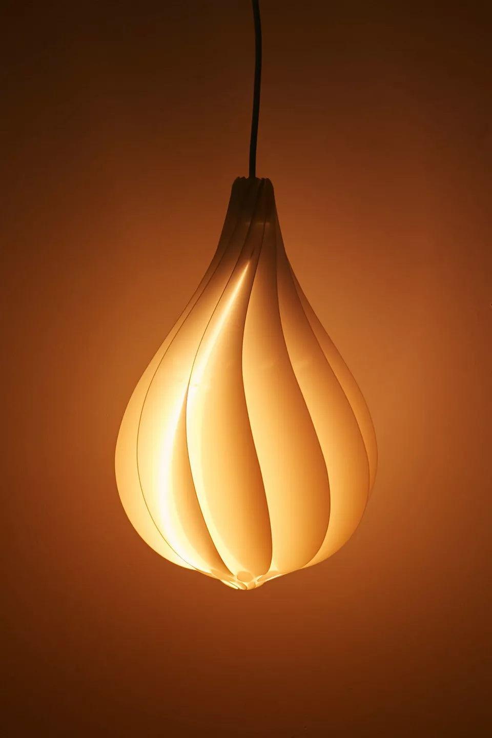 Modern Alva Pendant Light - Sleek Scandinavian Design Glass Ceiling Lamp for Kitchen Island, Dining Room & Bedroom Lighting