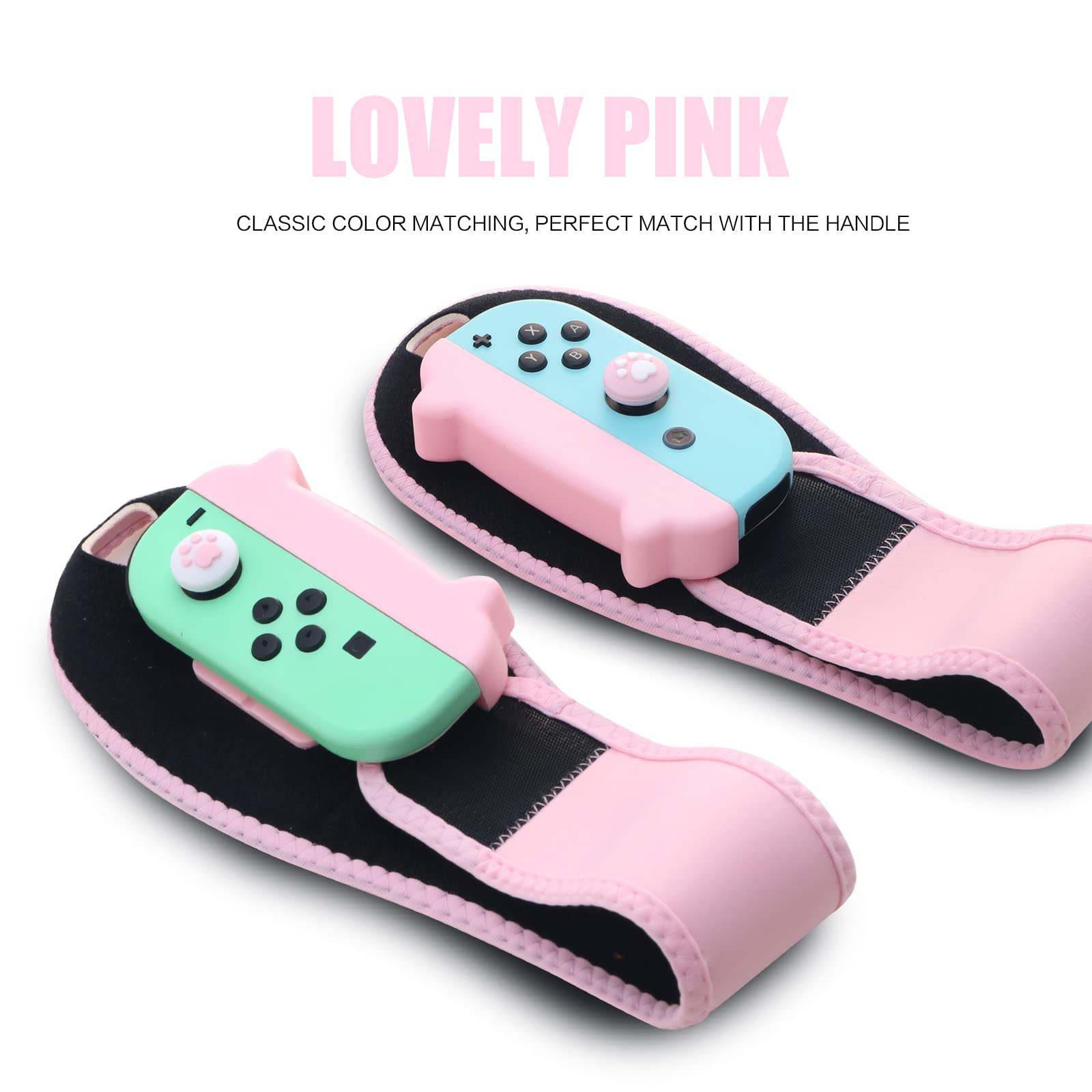 Nintendo Switch Wrist Bands for Dance & Boxing Games 2024 - Compatible with Switch Dance 2024 & Fitness Boxing - Perfect for Dance Workouts, Gaming Exercise & Fitness Training