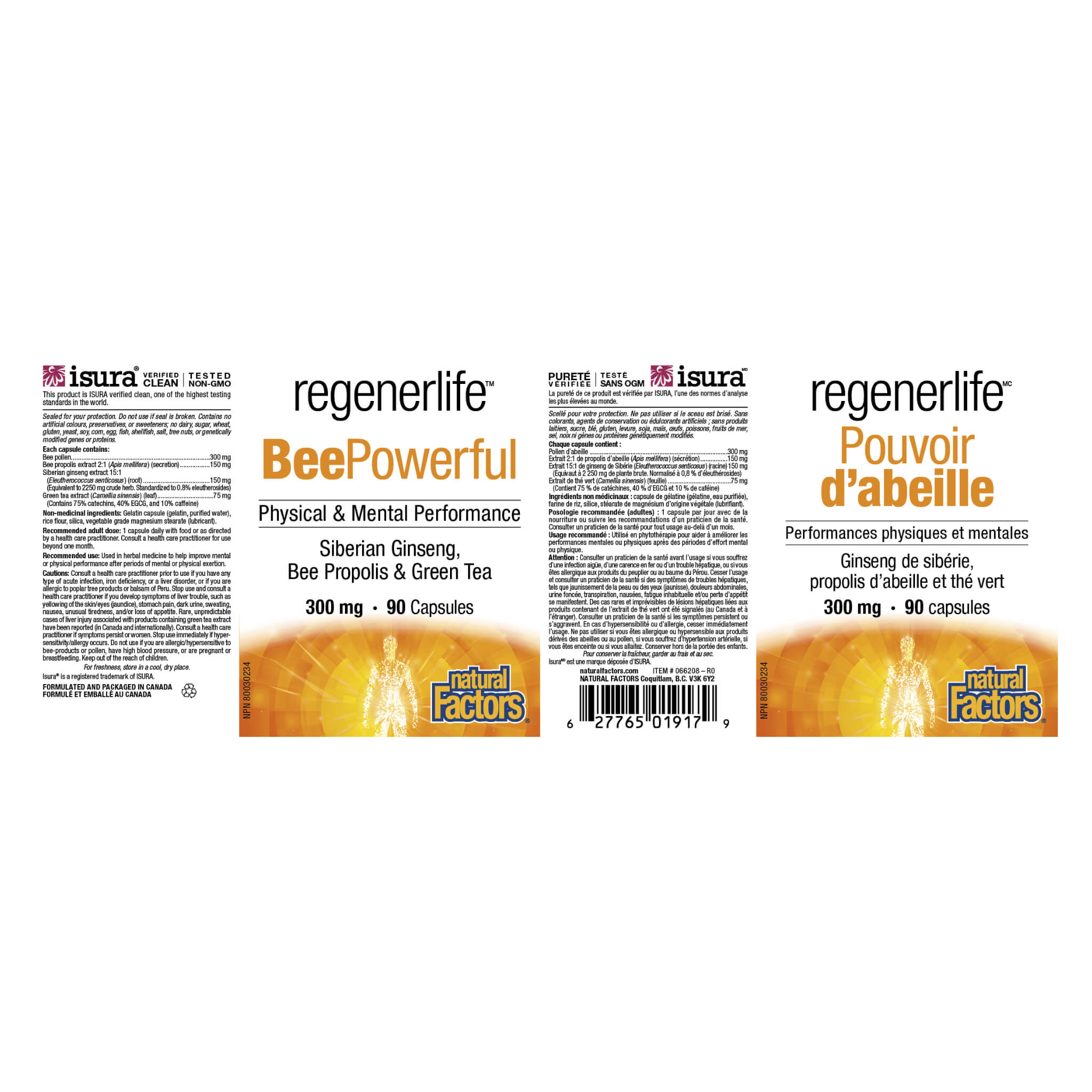 RegenerLife BeePowerful - Natural Bee Propolis Supplement for Immune Support & Wellness | Boost Energy & Vitality | Perfect for Daily Health, Travel & Active Lifestyles