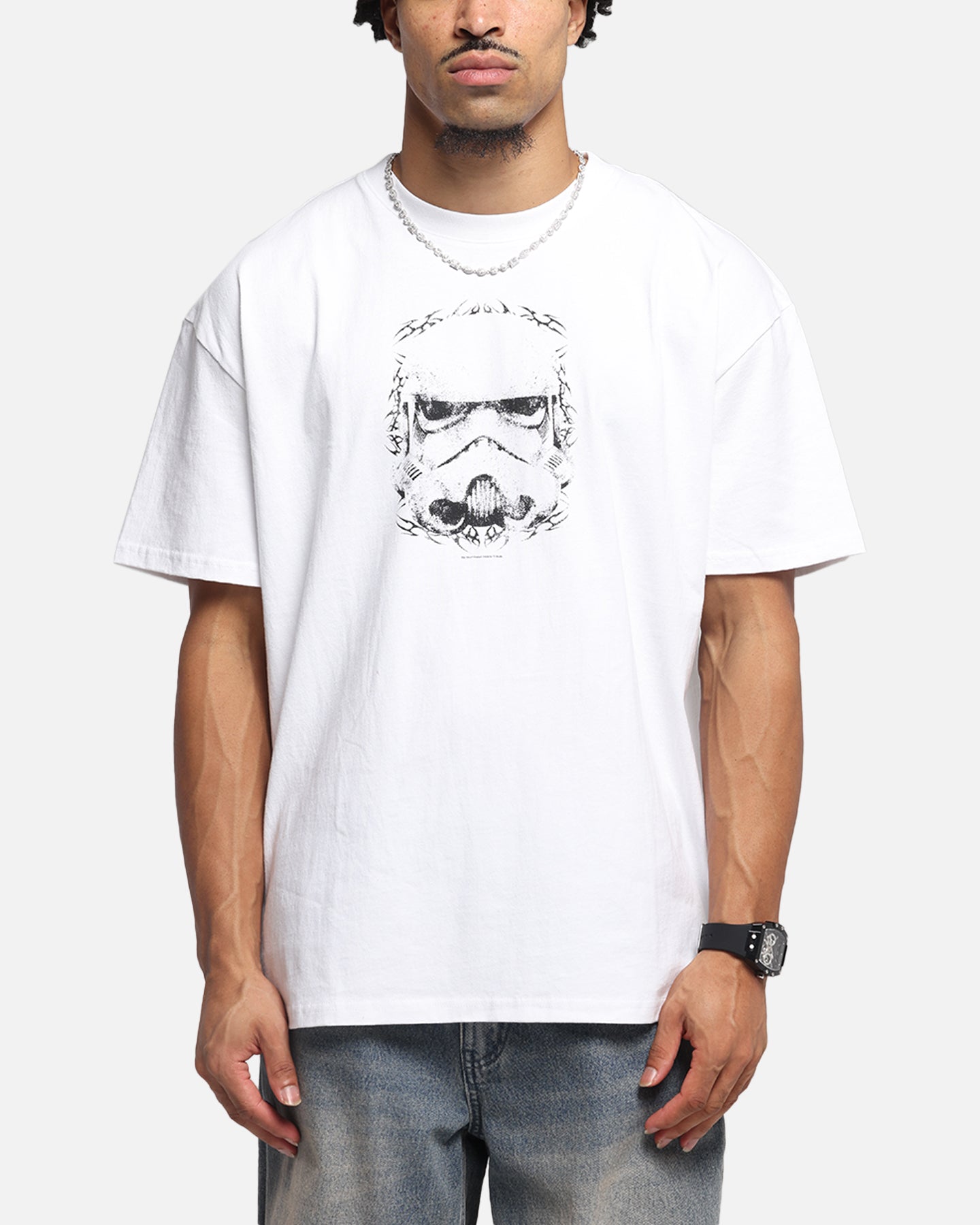 73 Studio Star Wars Join The Empire Vintage T-Shirt - White Cotton Graphic Tee for Men, Women - Perfect for Cosplay, Comic Con & Star Wars Fans