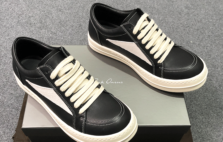 Rick Owens RO 22SS Correct Edition Dark Suede Leather Low Top Sneakers - Men's Luxury Streetwear Shoes for Casual Wear & Fashion Outfits