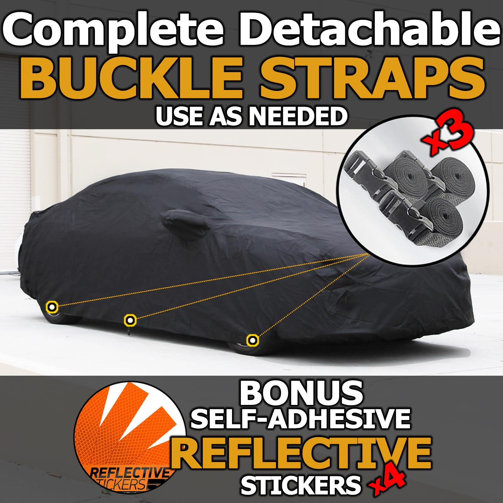 Premium Waterproof Car Cover for Lexus LC500/LC500H (2018-2025) - XTREMECOVERPRO Diamond Series Black - All-Weather Protection for Indoor/Outdoor Use - Perfect for Parking, Travel & Long-Term Storage